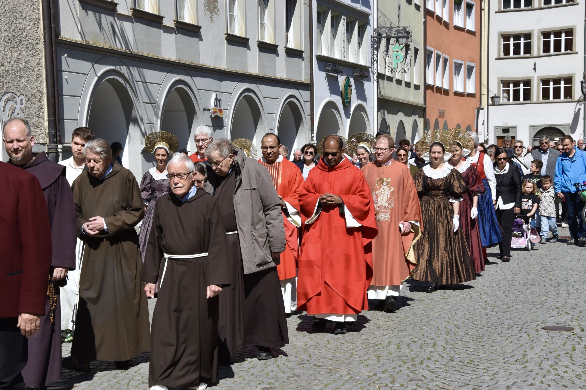 Fidelisprozession in Feldkirch, hier in der Marktgasse.