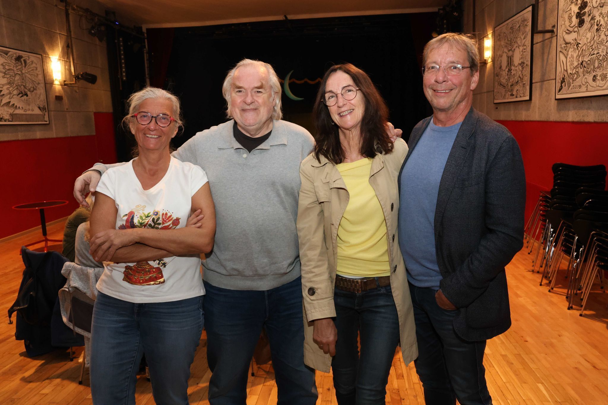 Silvia Kollos, Thomas Bochdansky, Ulli und Peter Theurl.