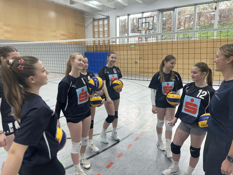 Große Herausforderung für die Spielerinnen und die Trainerinnen. 