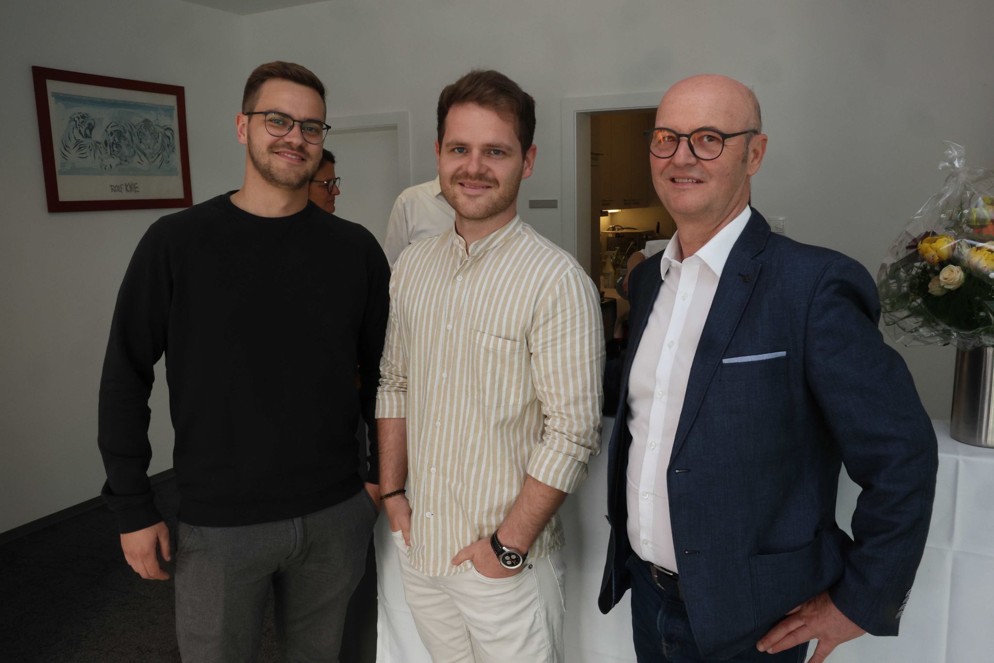 Hausherren Thomas, Philipp und Jochen Klimmer.