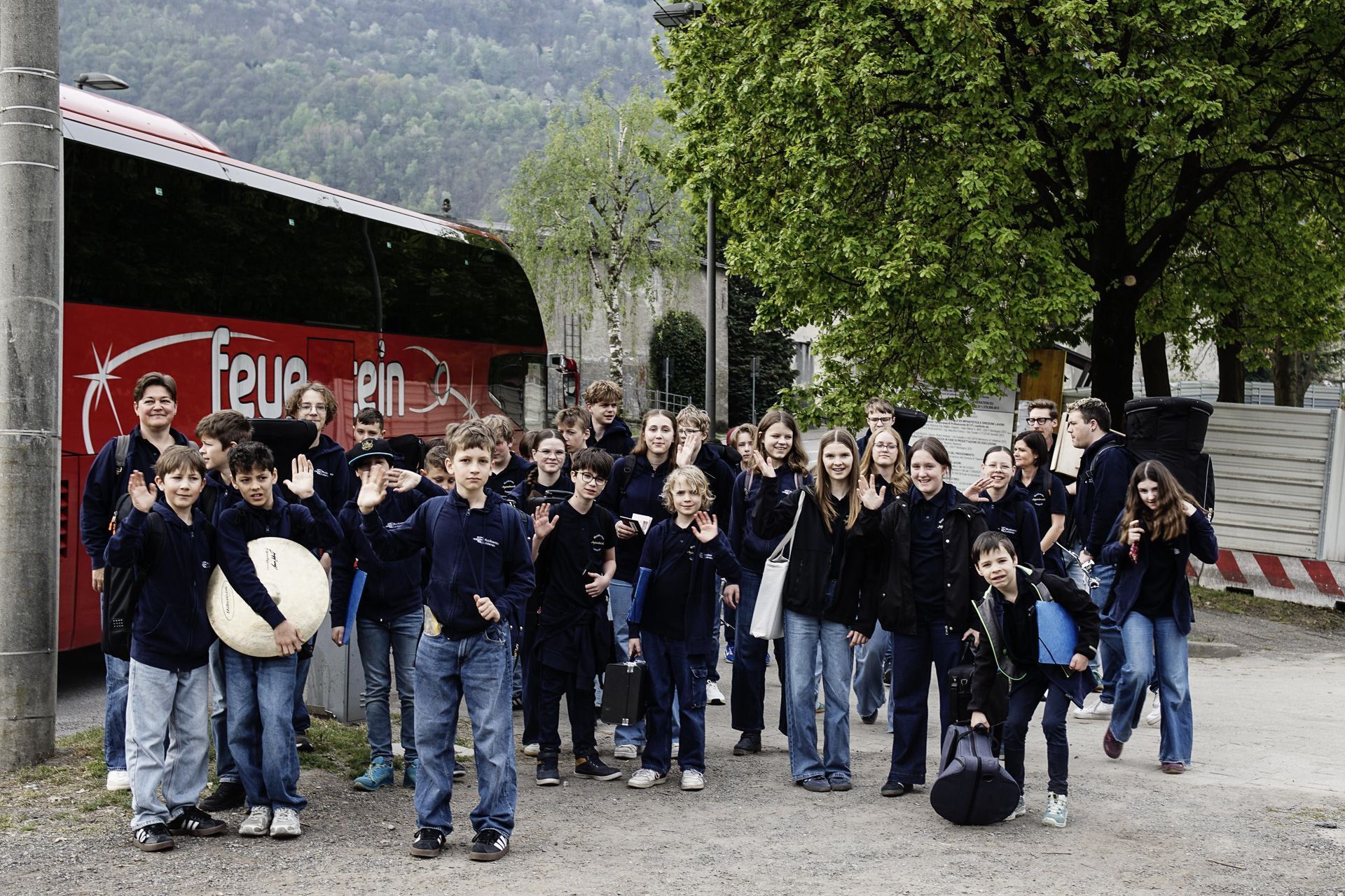 Die Jugendmusik vom Musikverein Lustenau reiste nach Italien zu einem Wettbewerb. (Quelle: MV Lustenau)