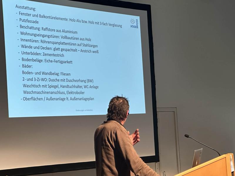 Infos zum Wohnprojekt. 