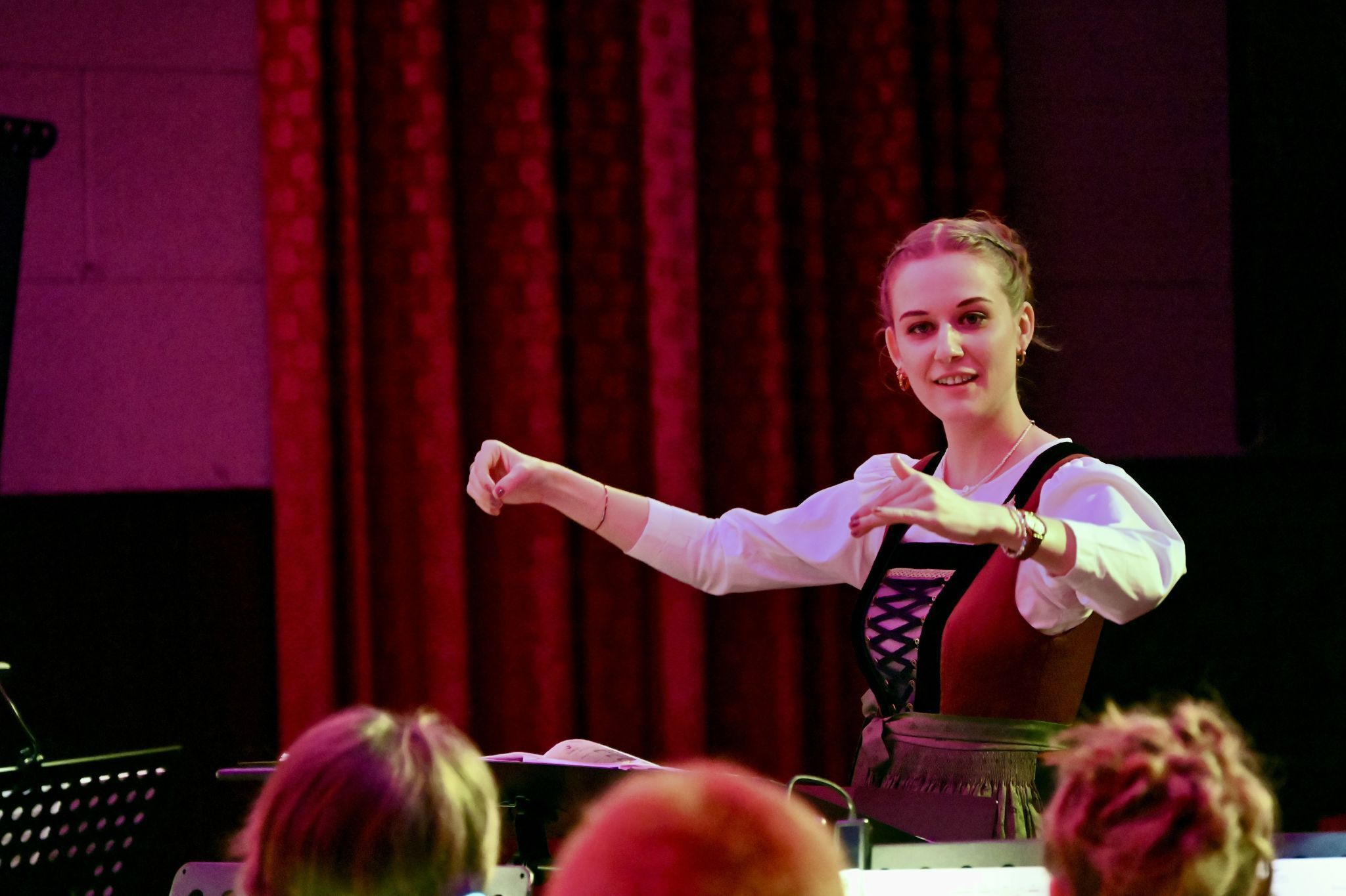 Dirigentin Valentina Pisoni.