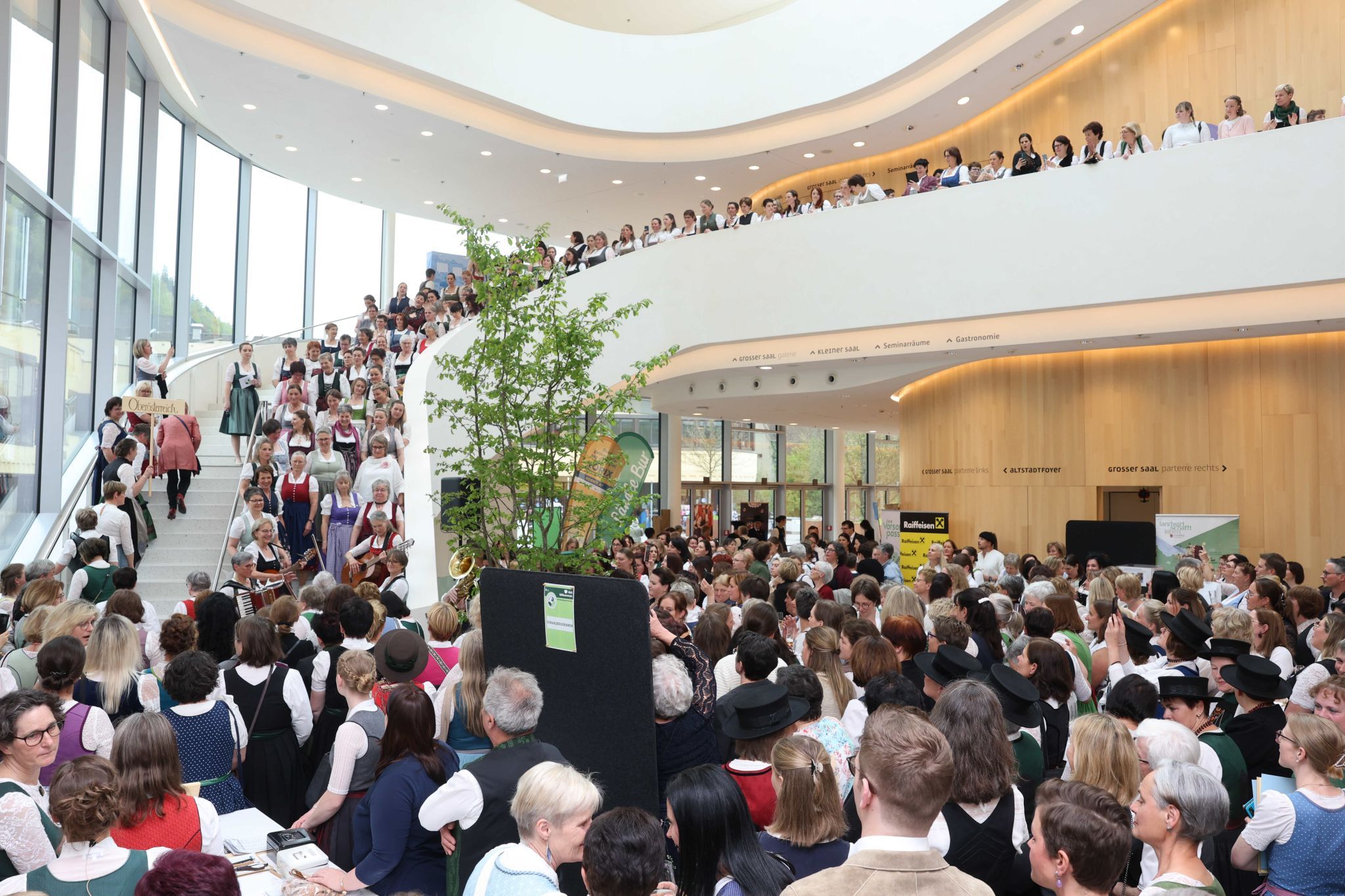 Alle Bundesländer wurden gesanglich gewürdigt.