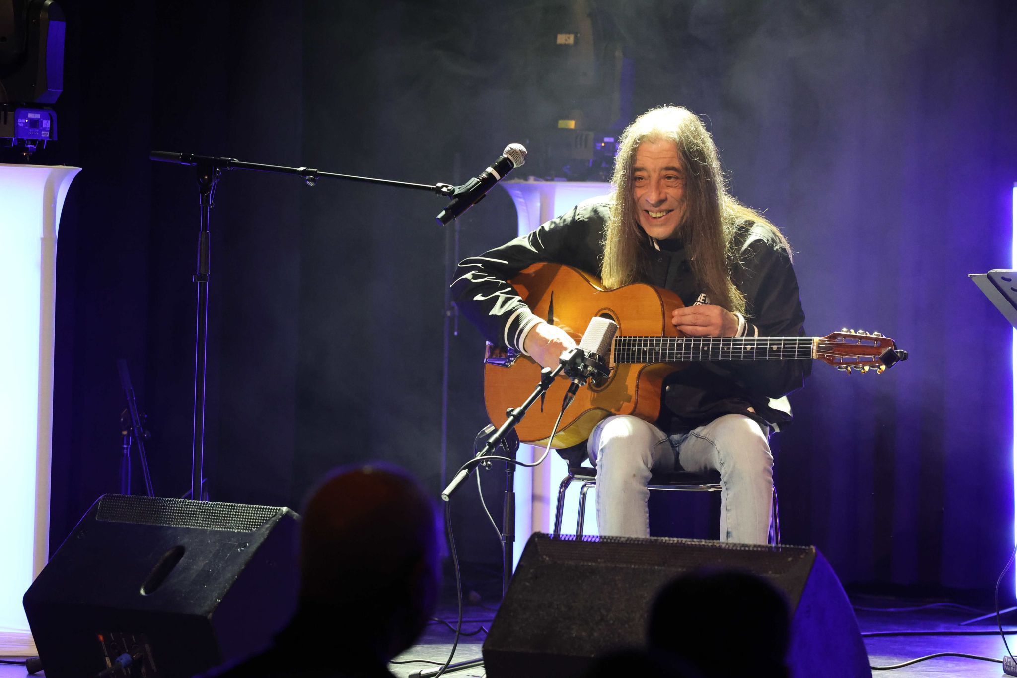 Ansteckende Freude des Künstlers an der Musik.