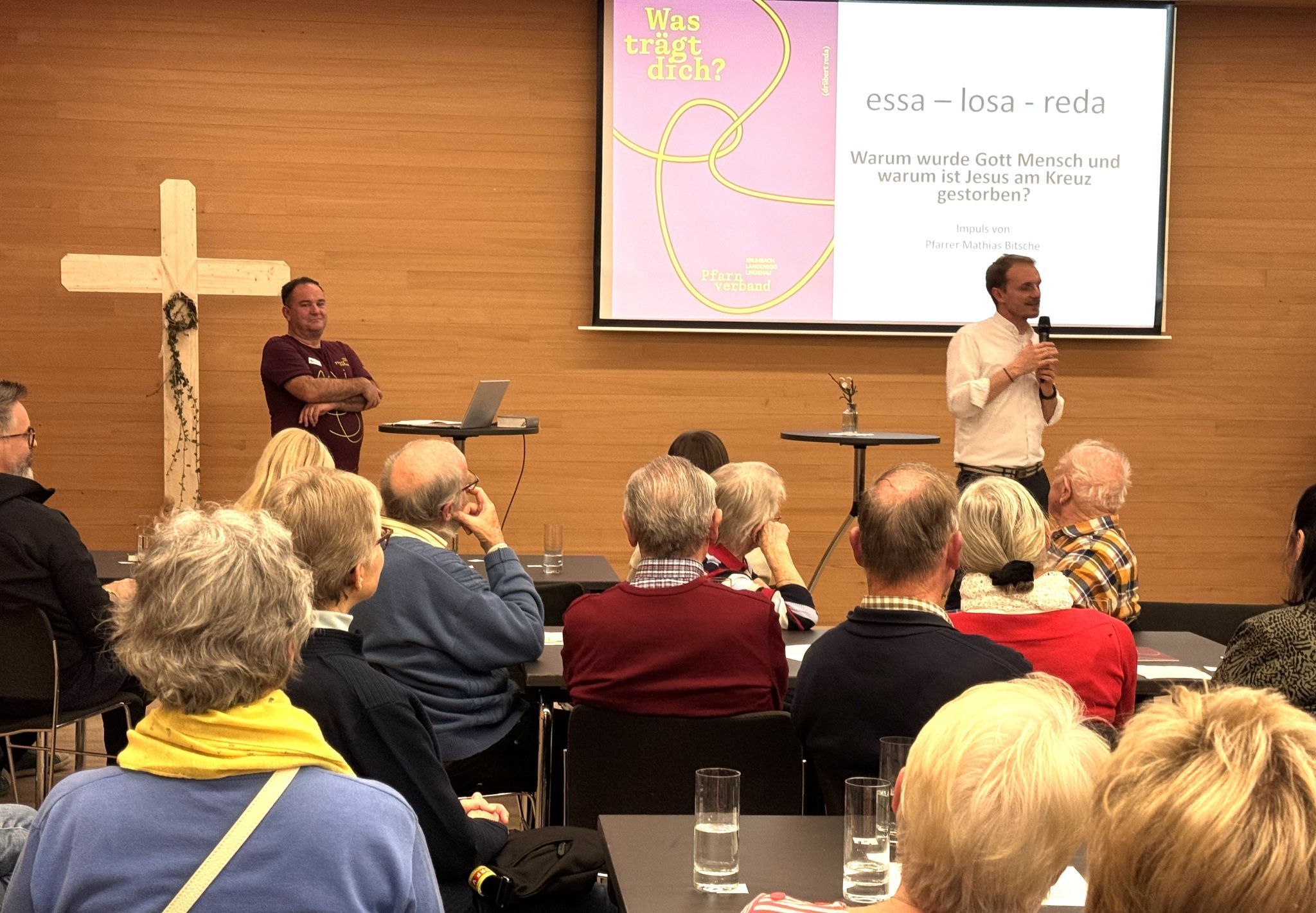 Pfarrer Mathias Bitsche vermittelte den Interessierten wichtige Impulse.