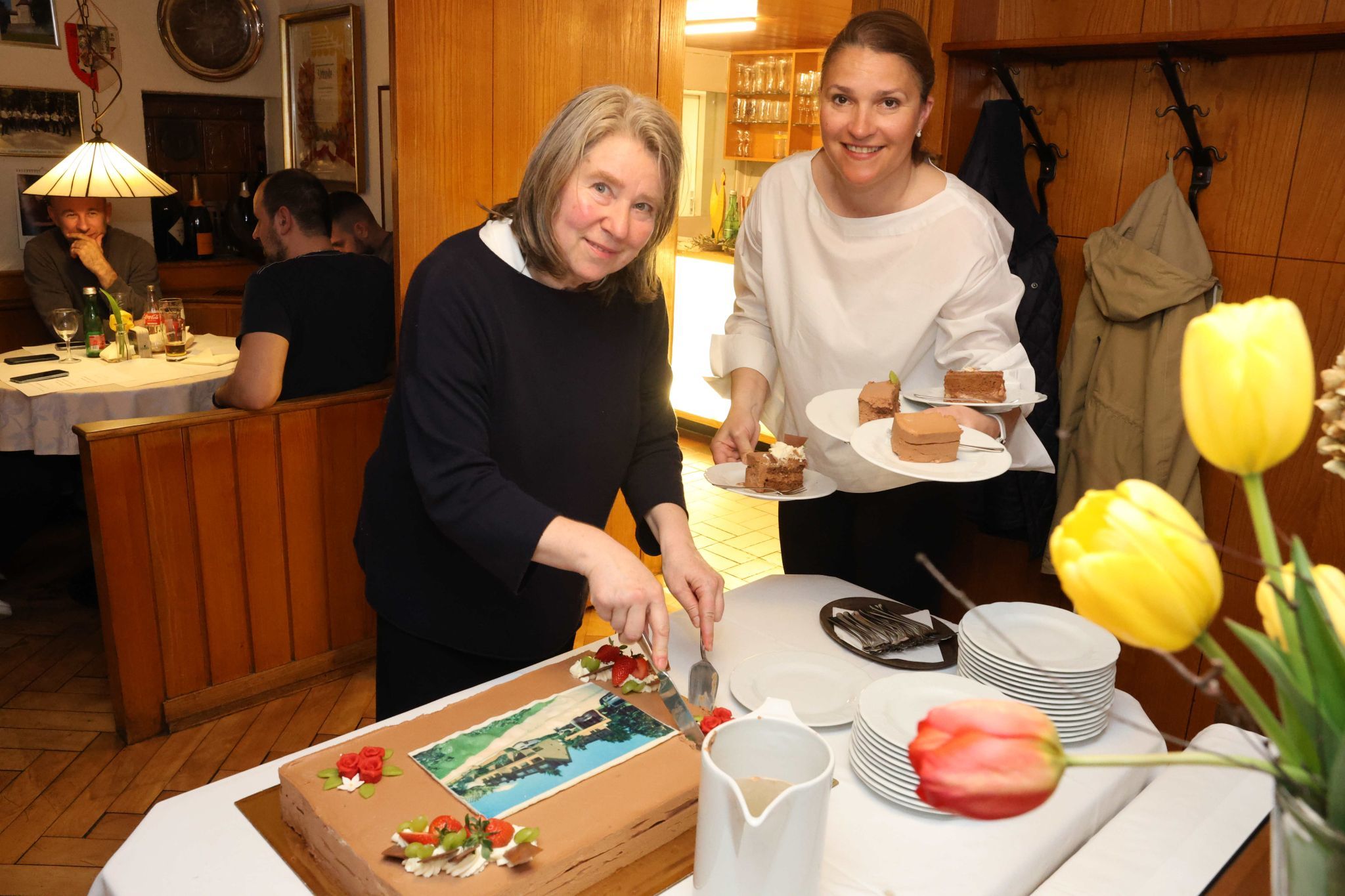 Bettina Weber und Swetlana Morscher.
