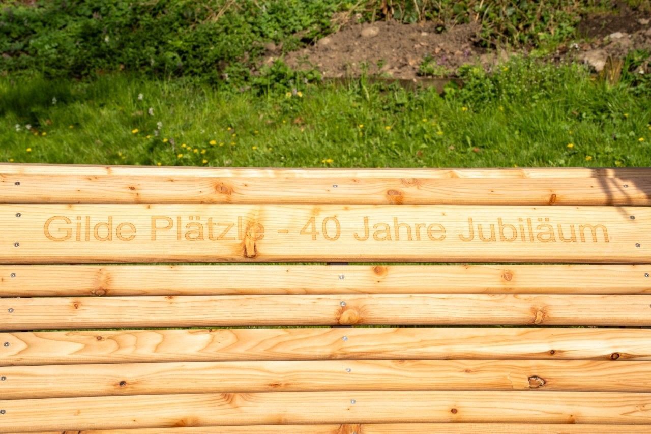 Neues Gildebänkle. 