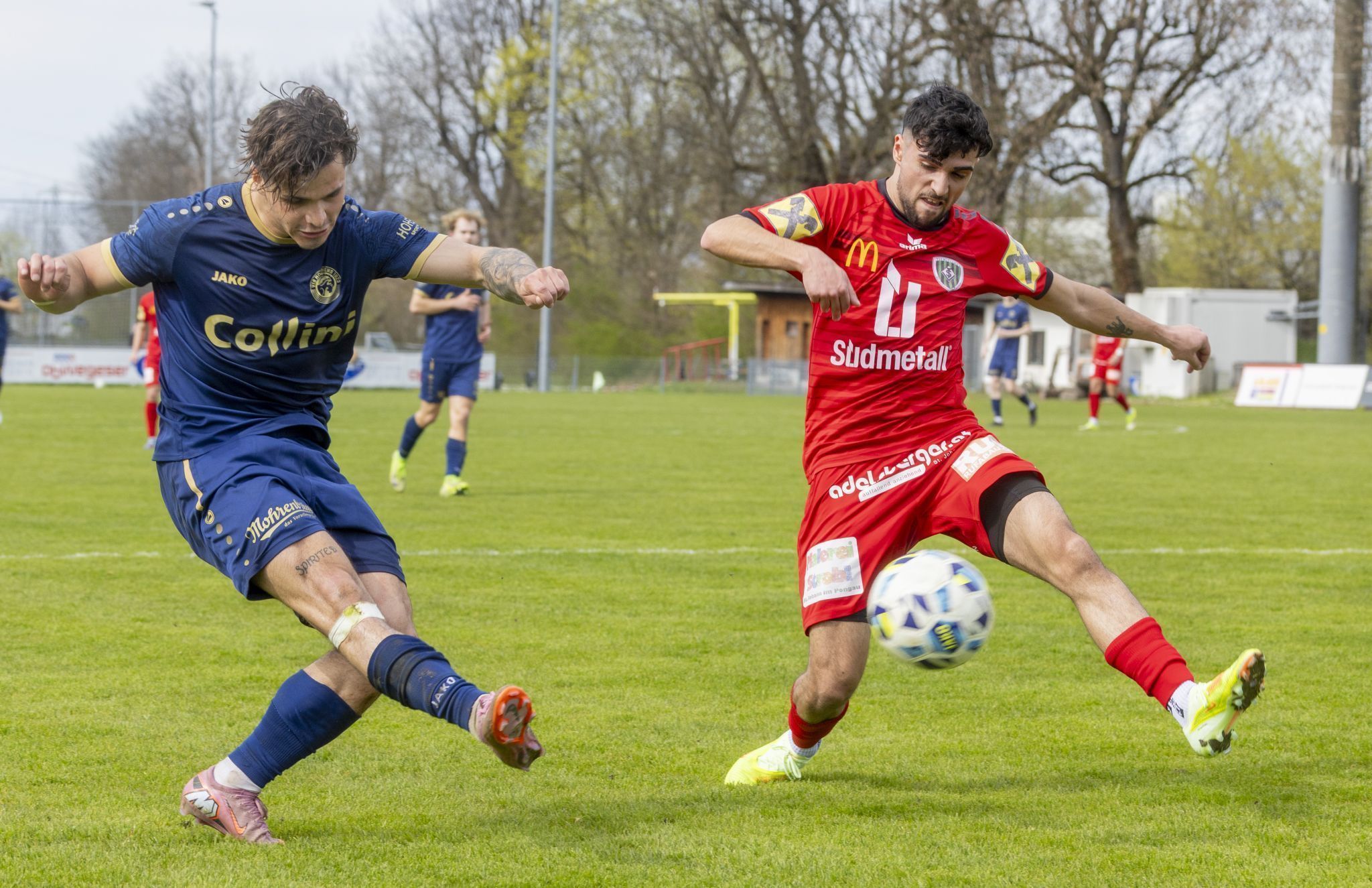 Carlos Berlinger (l.) spielt ab Sommer in Dornbirn. VN-PAULITSCH