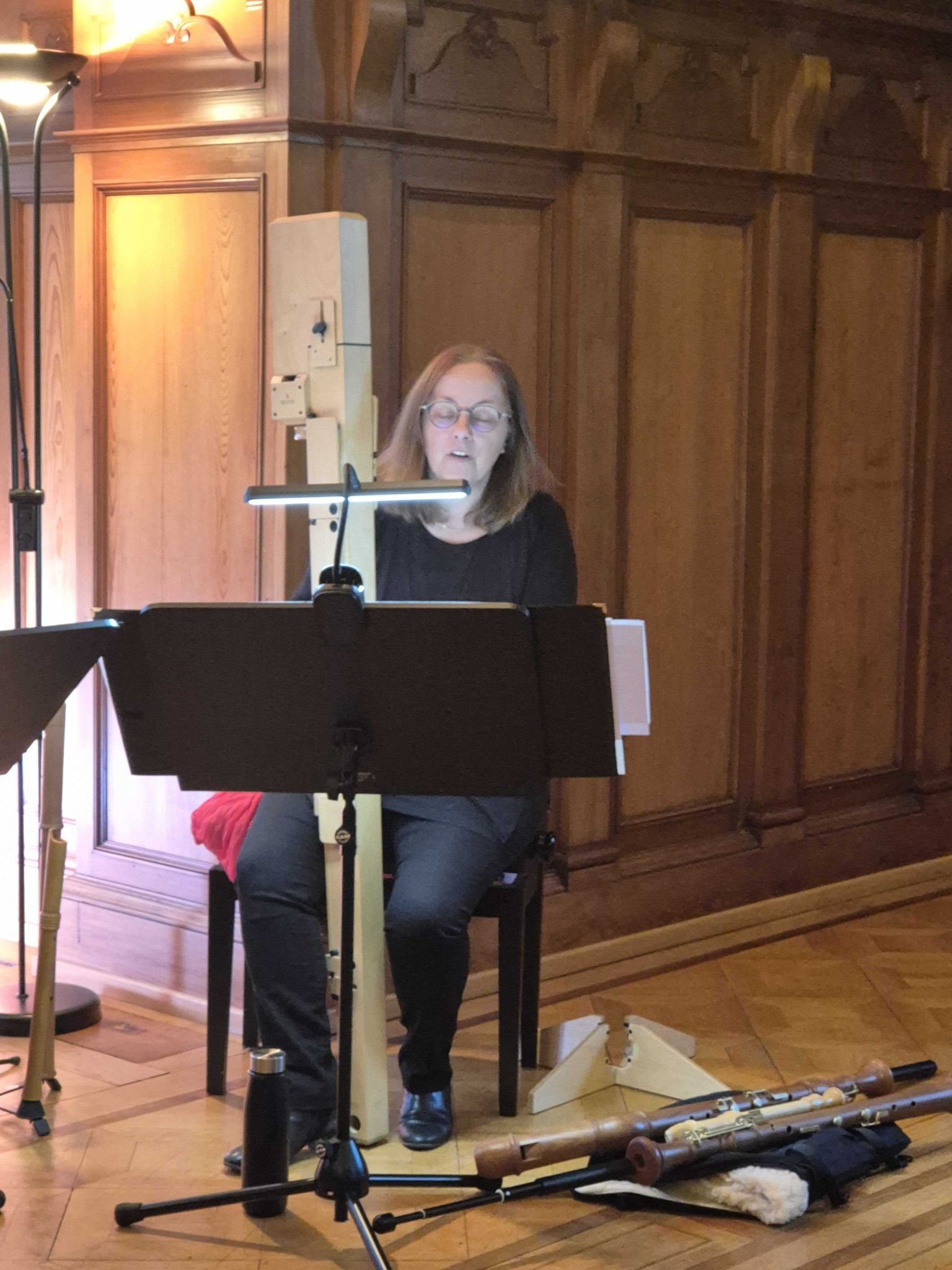 Blockflöten von 25 cm bis zu 2 m Größe wurden gespielt.