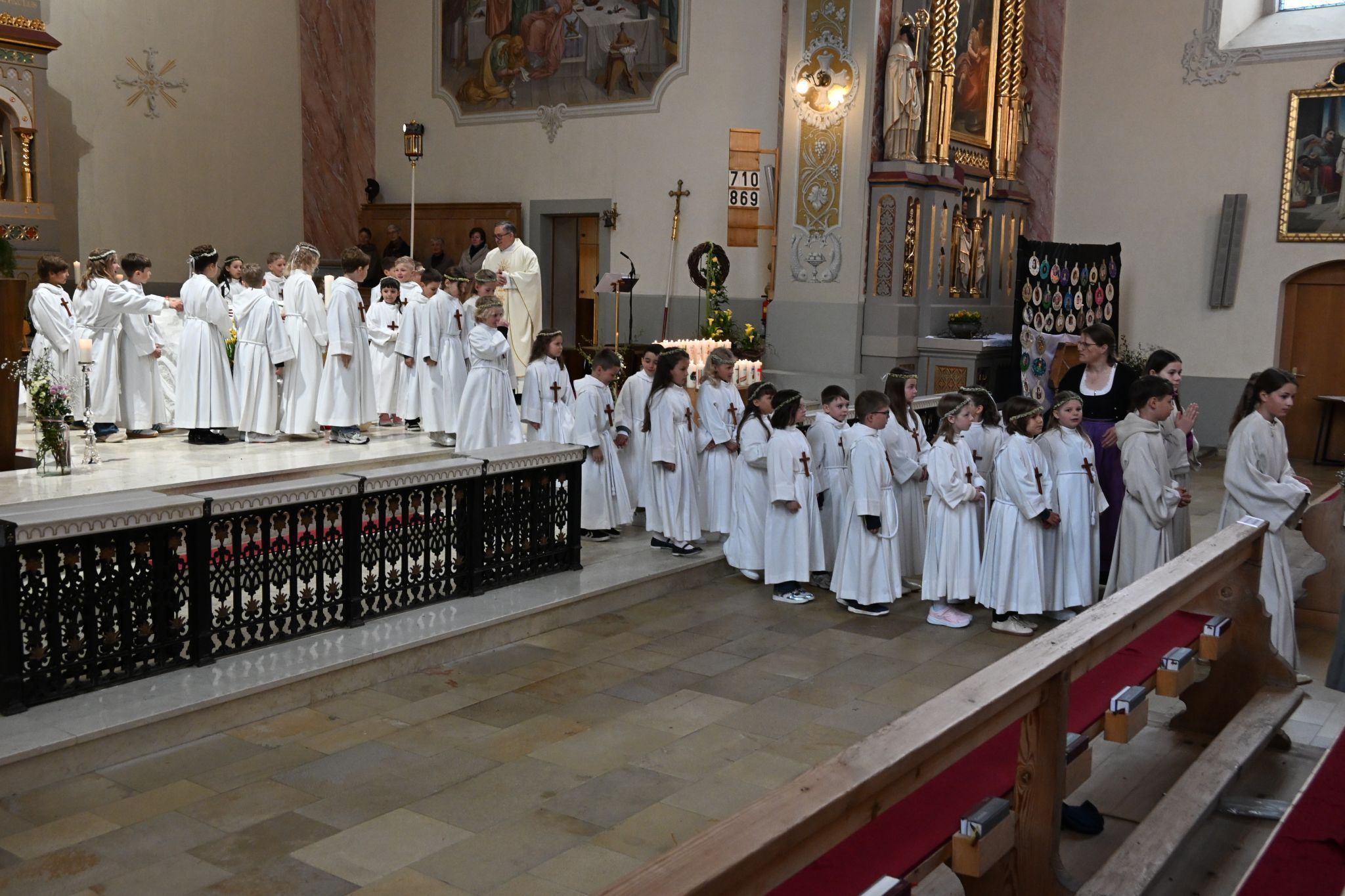 Auszug zur feierlichen Musik der Bläserensembles