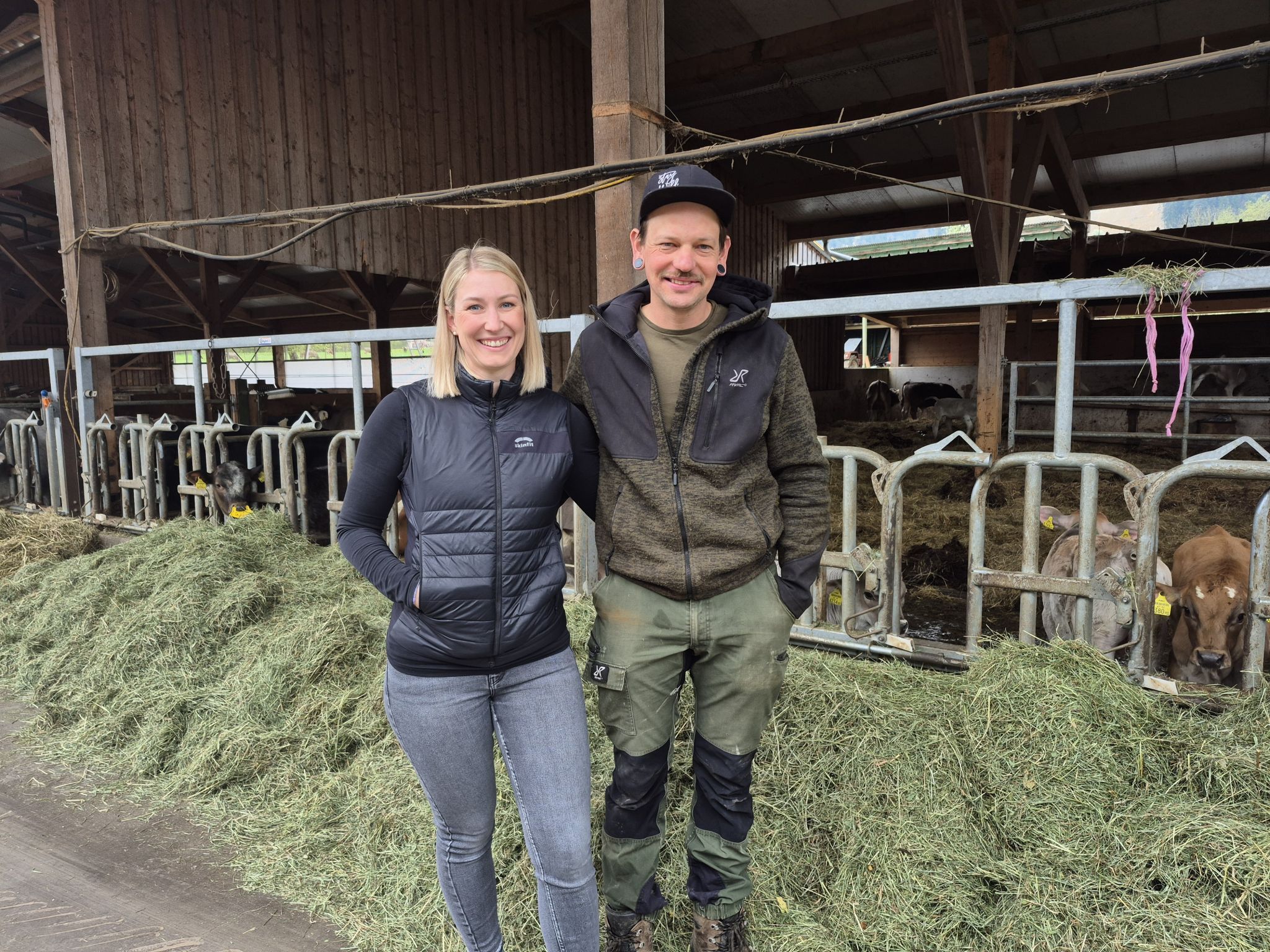 Hannes, seine Frau Veronika (Foto) und seine Schwester Elisa haben gemeinsam den Weg für die wilde Farm geebnet.
