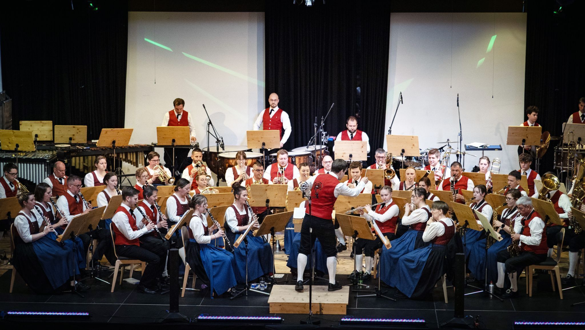 Das einstudierte Programm überzeugte beim Frühjahrskonzert des Musikvereins Buch.