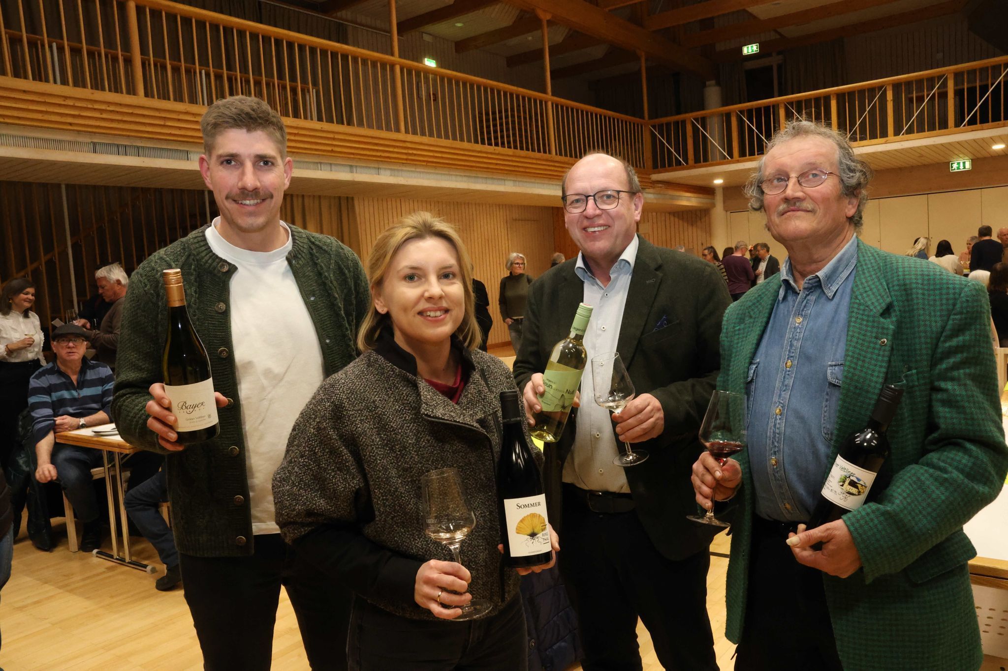 Miachael Bayer, Kathrin Sommer, Andreas Liegenfeld und Charly Förstl.