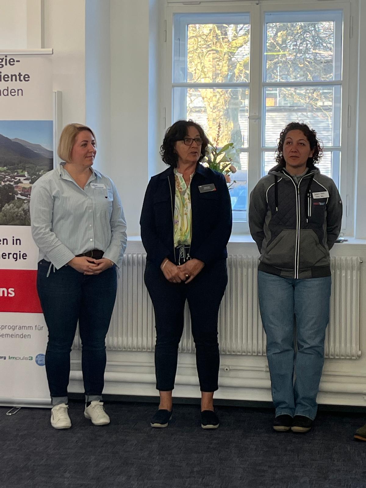 Sie sponserten das Frühstück: Stefanie Kainbacher, Susanne Feist, Jasmin Redl.