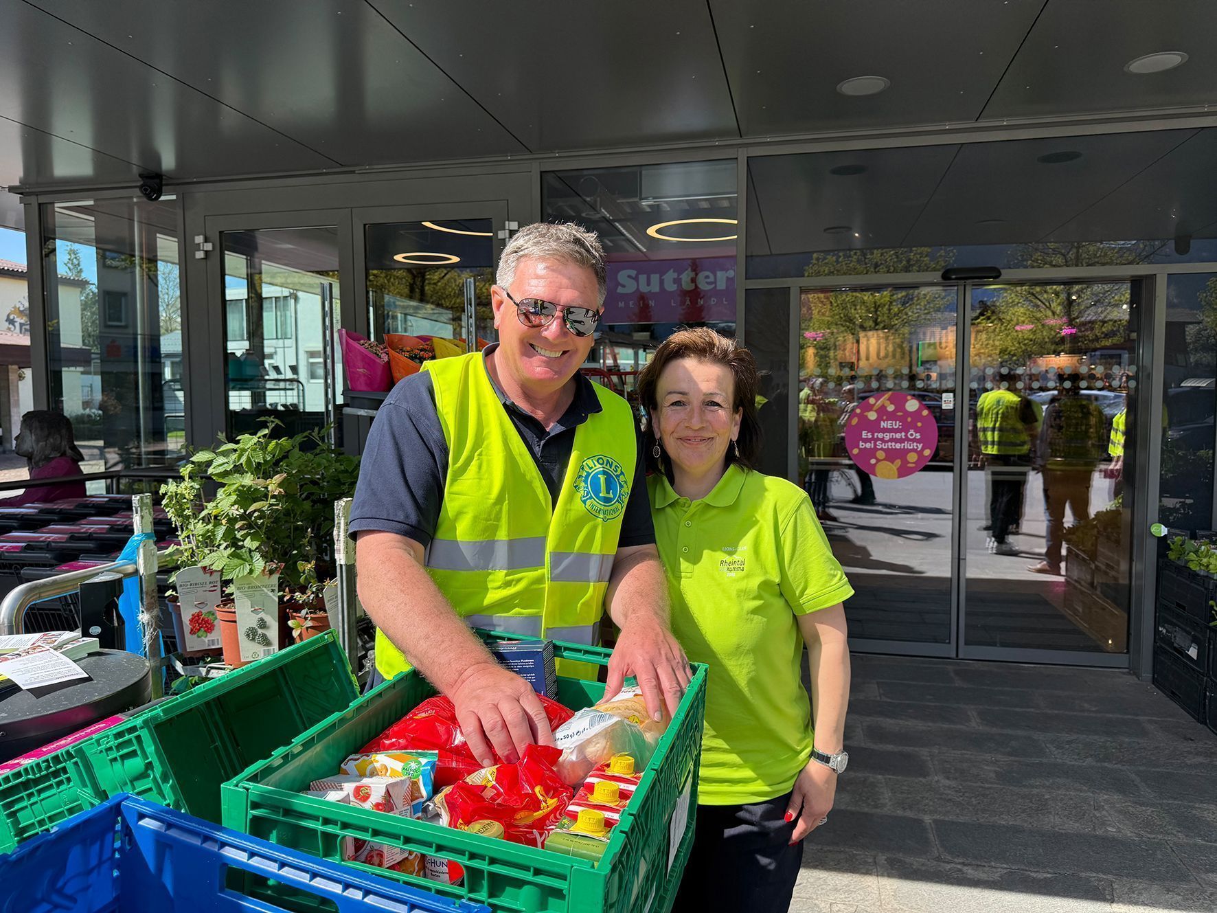 Walter Maurer und Violetta Pauritsch im Einsatz für die gute Sache.