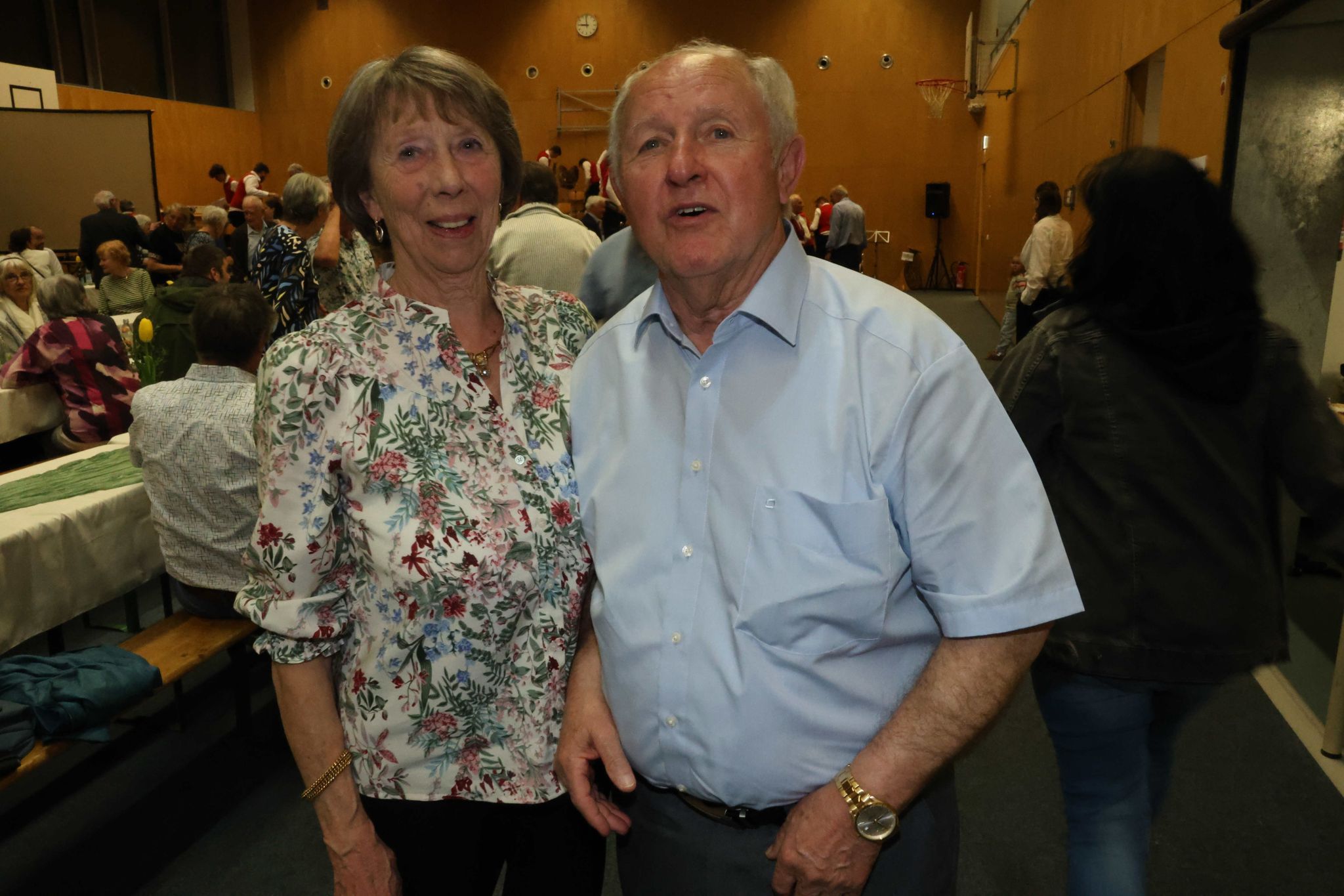 Besucher Annelies und Hans Morscher.