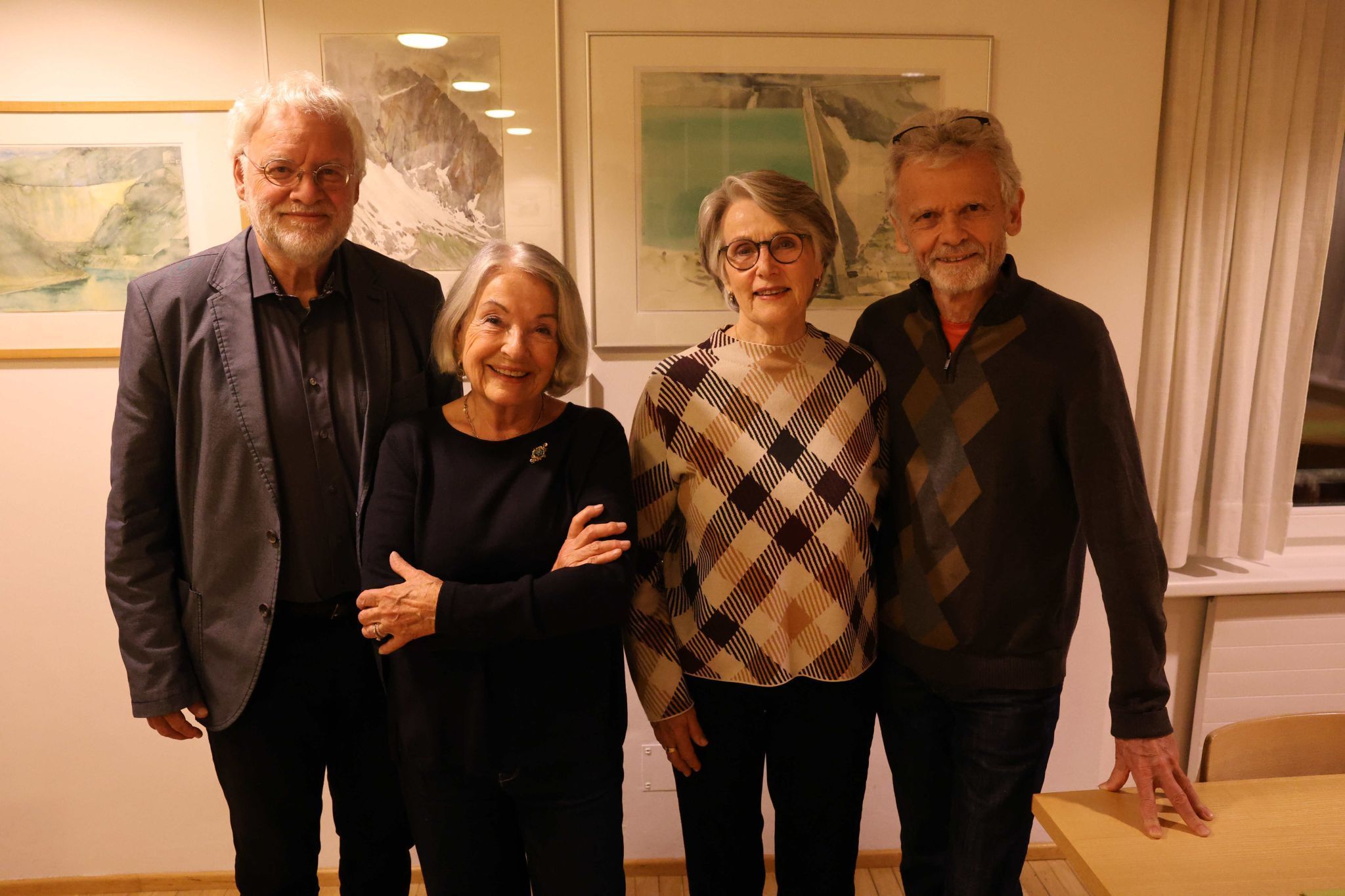 Norbert Leo Müller, Ursula Dorigo, Eva und Michael Buchrainer.