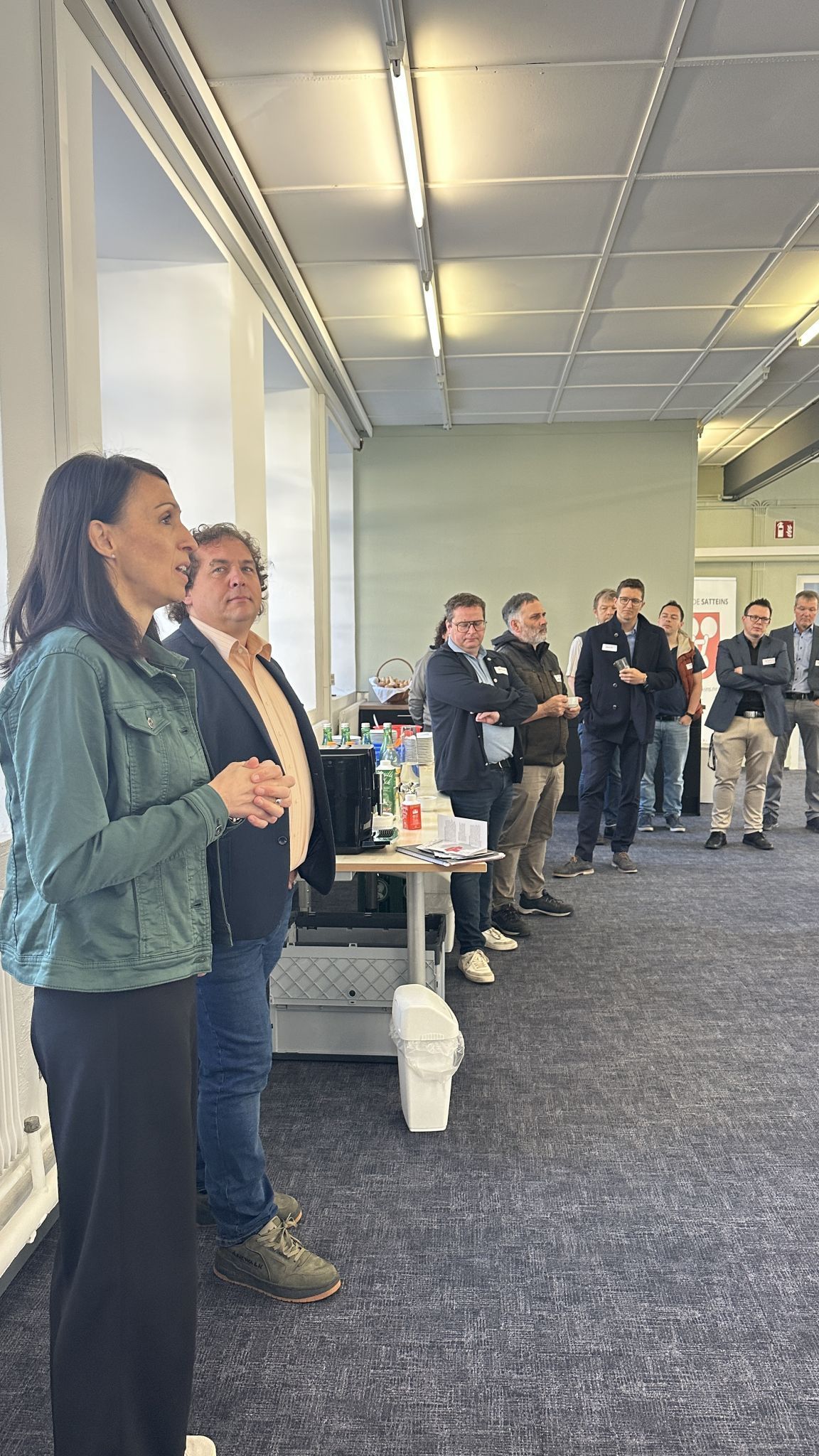 Die neue Geschäftsführerin der Wirtschaft im Walgau, Beate Kreyer, stellte sich vor. 