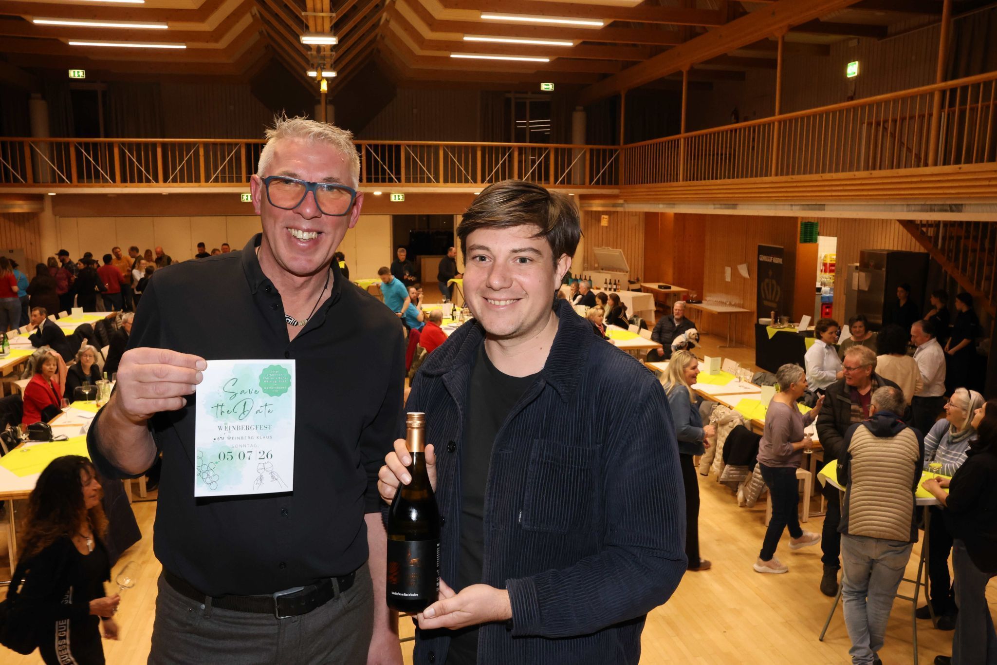 Jürgen Bischoff und Bgm. Simon Morscher.