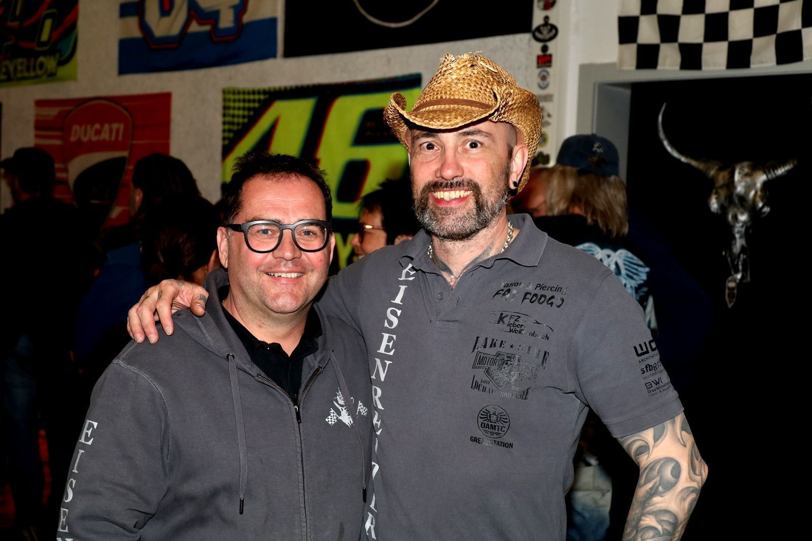 Eisenreiterpräsident Christian Mais (li) und Vize Andi Haller