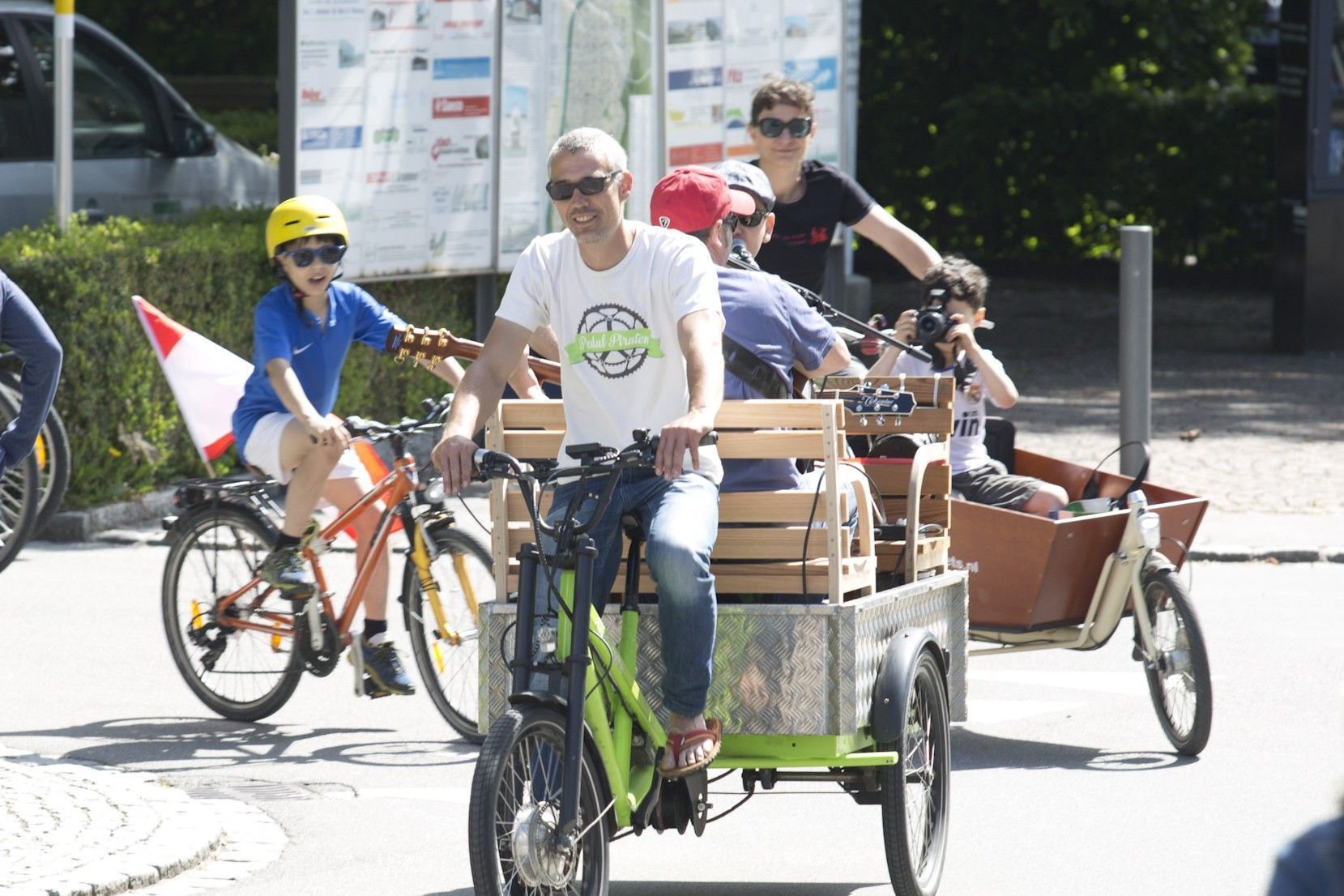 Ralph bei der 1. Lustenauer Fahrradparade 2016.