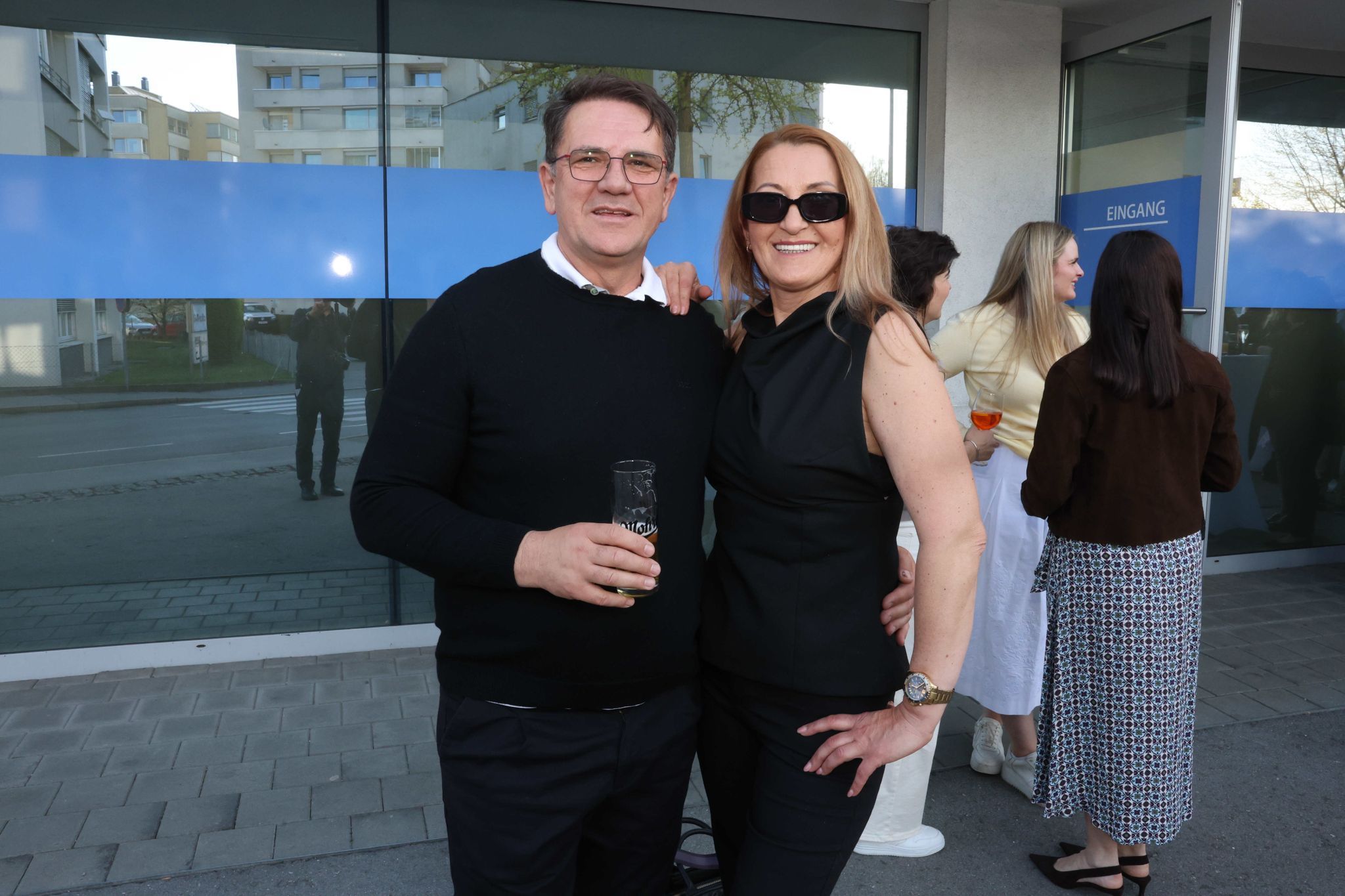 Eggers Schwiegereltern Mladen und Zoriza Tomic.