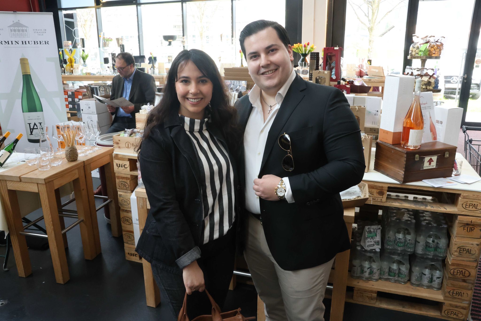 Sara und Francisco Ferrufino.