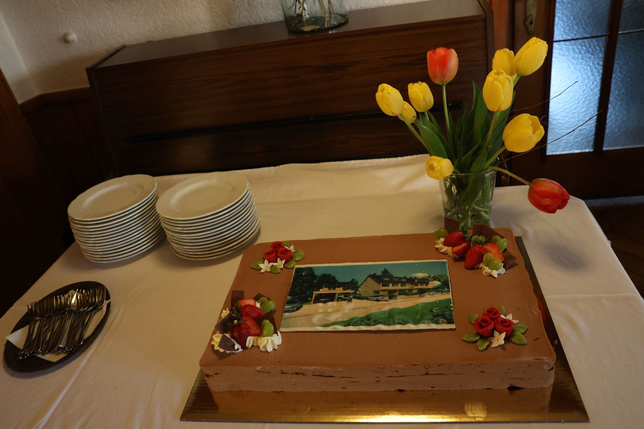 Beste Stimmung bei und nach der Dachgleichenfeier. (Bildergalerie)