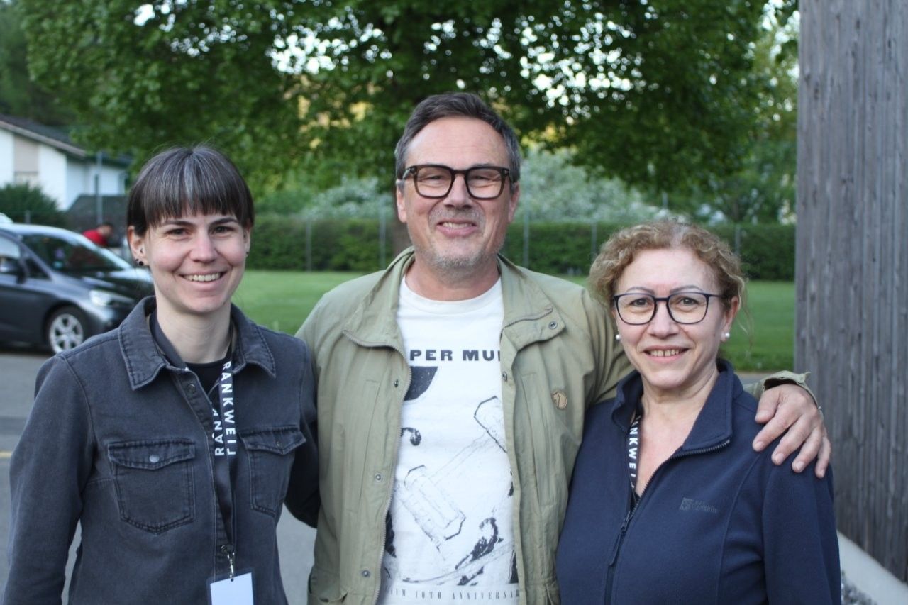 Carmen Degasper, Michael Müller und Taliye Hämmerle von der Gemeinwesenstelle. 