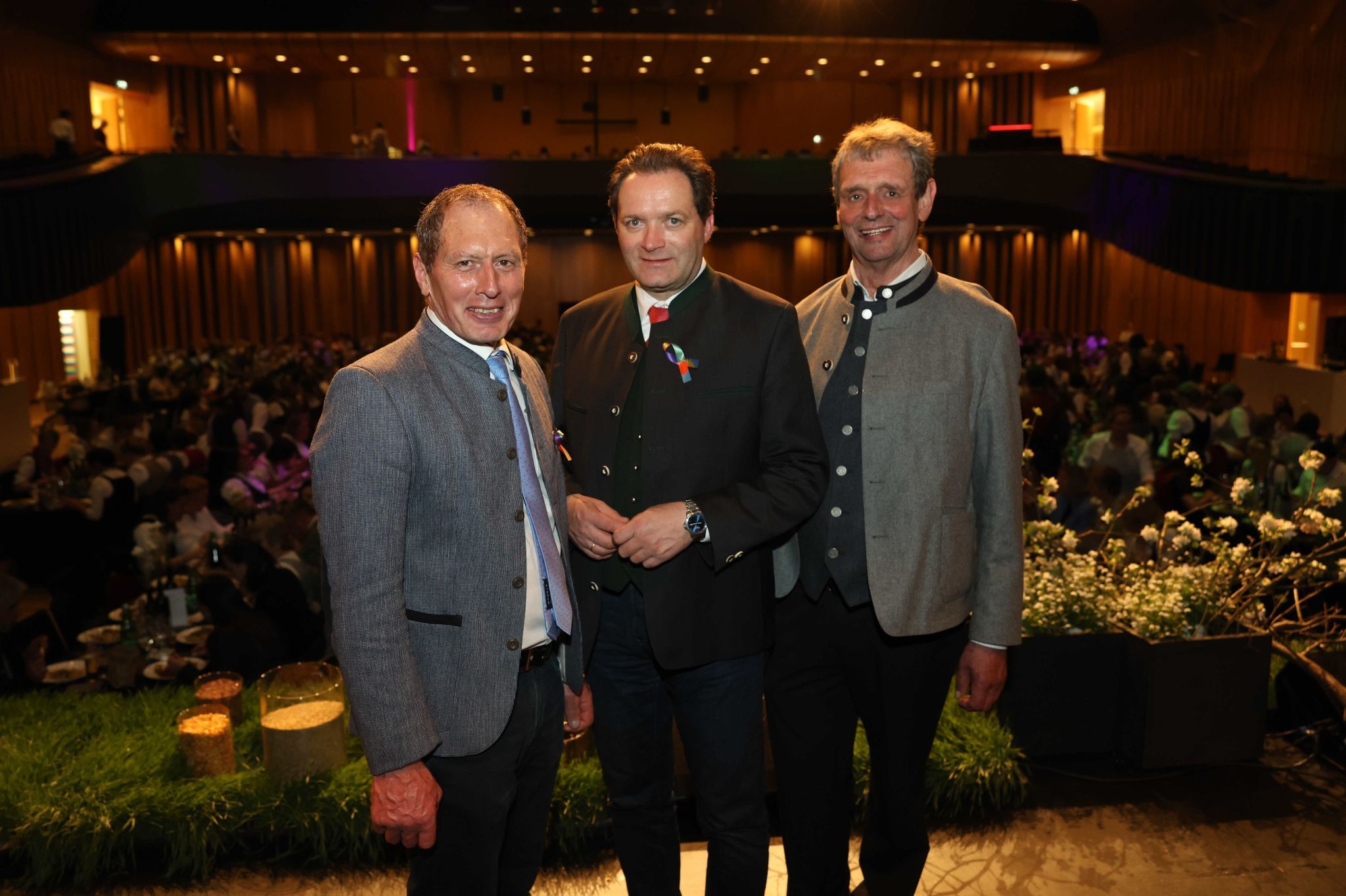 Präsident Josef Moosbrugger, BG Norbert Totschnig und Johann Hörtnagl.