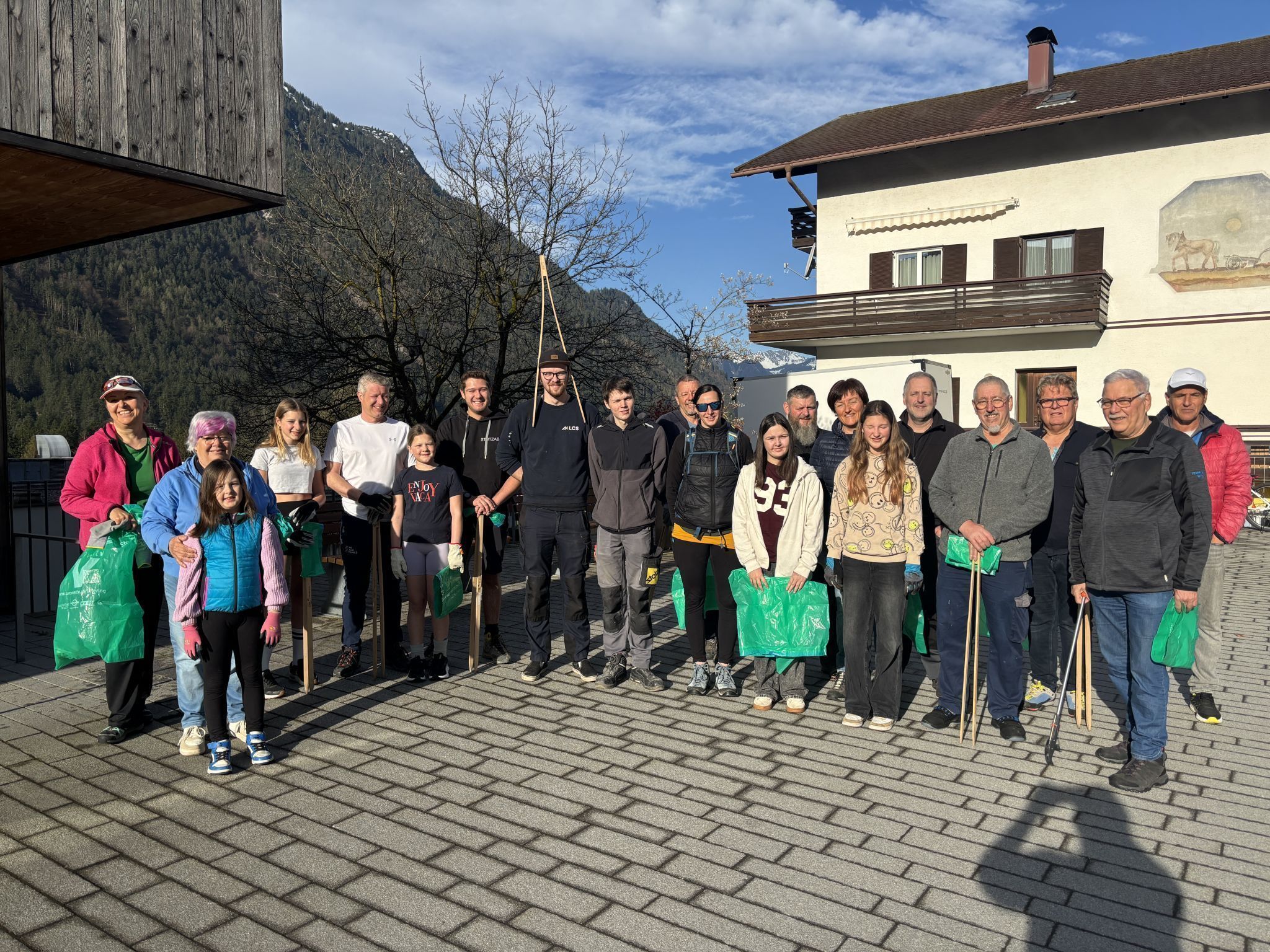 Flurreinigung in Innerbraz