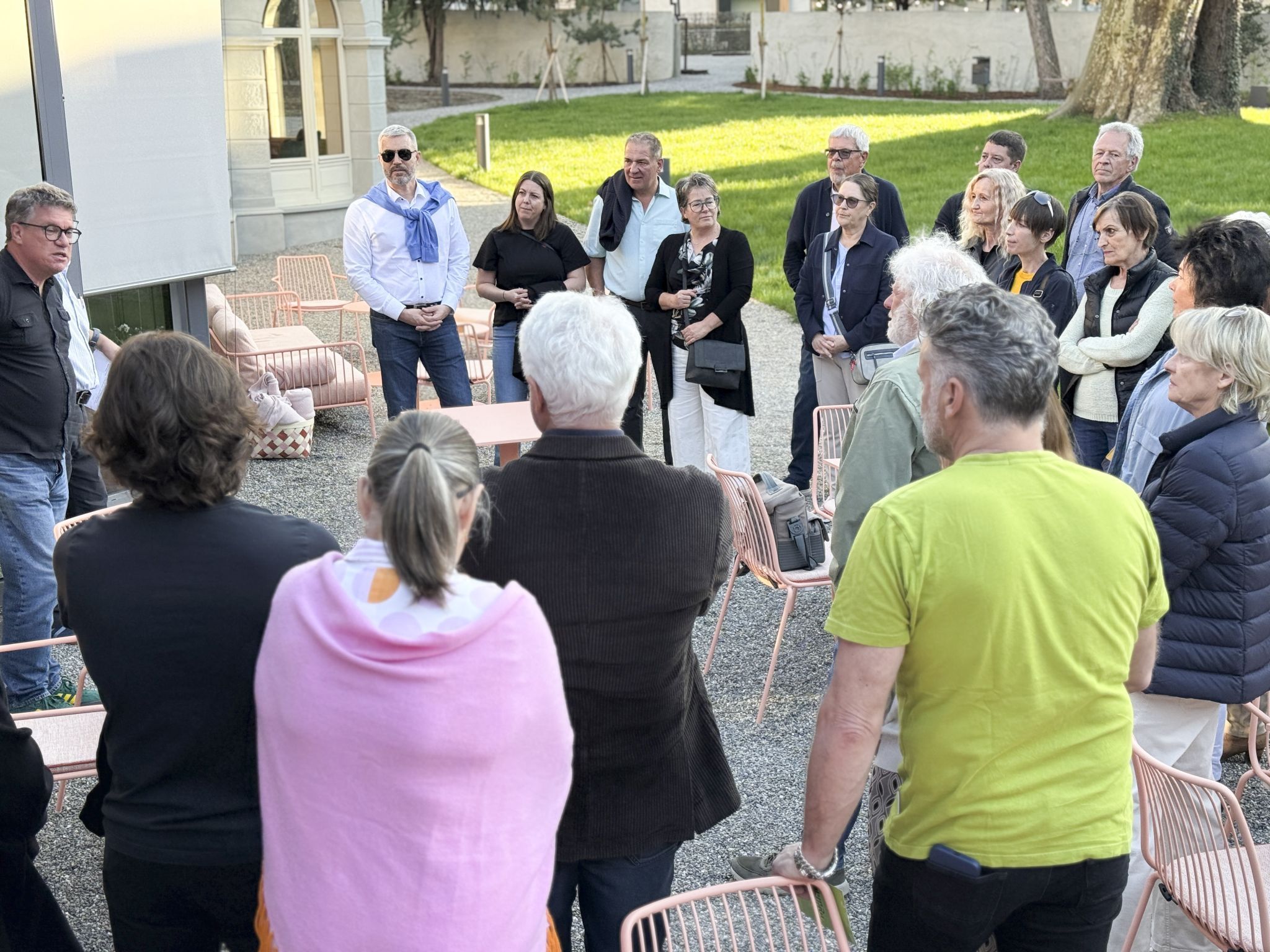 Den Ausführungen von Homunculus Vorstand Dieter Heidegger wurde aufmerksam gelauscht