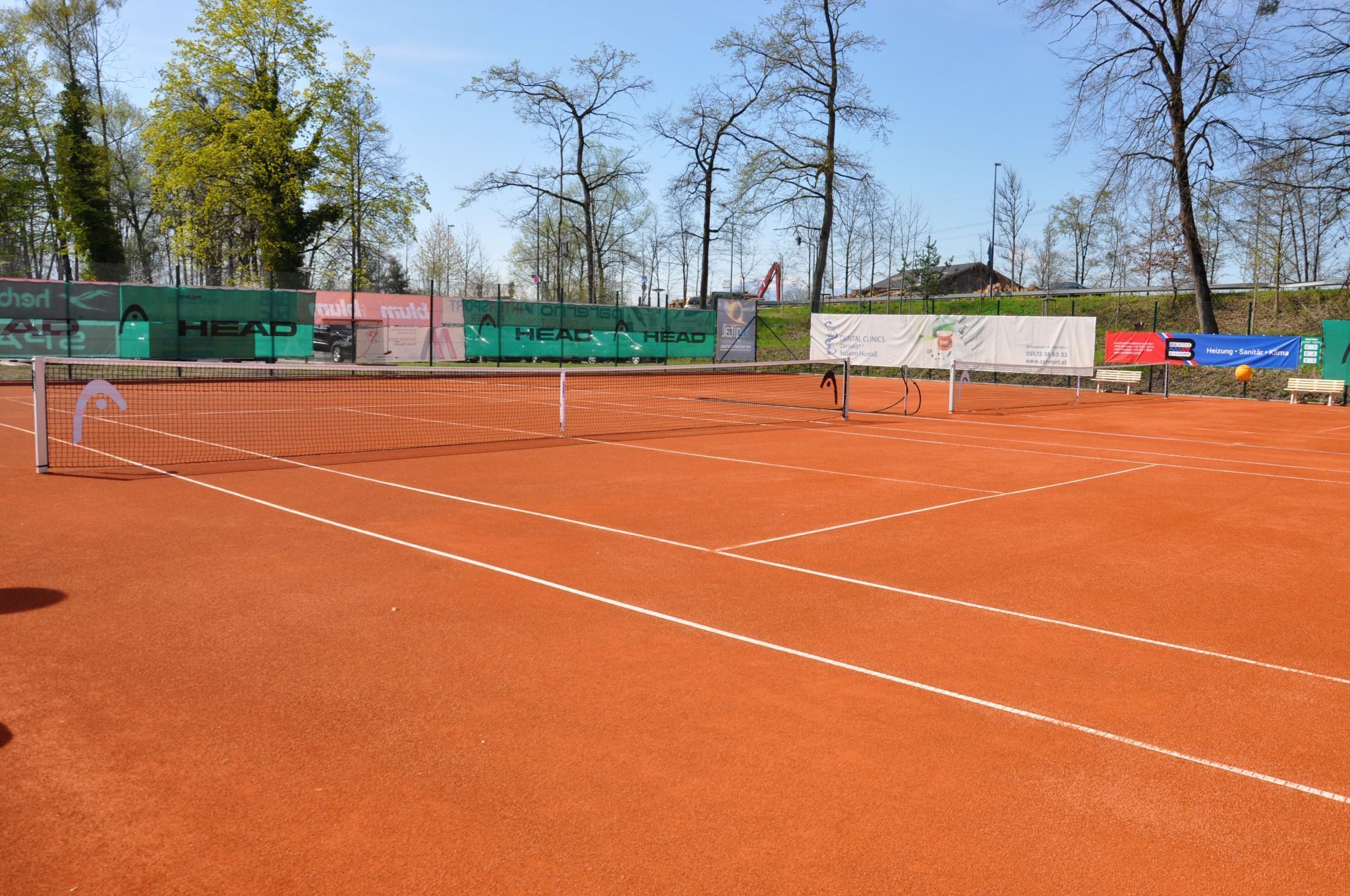 Bereit für den ersten Aufschlag: Die neuen Plätze präsentieren sich in Topzustand.