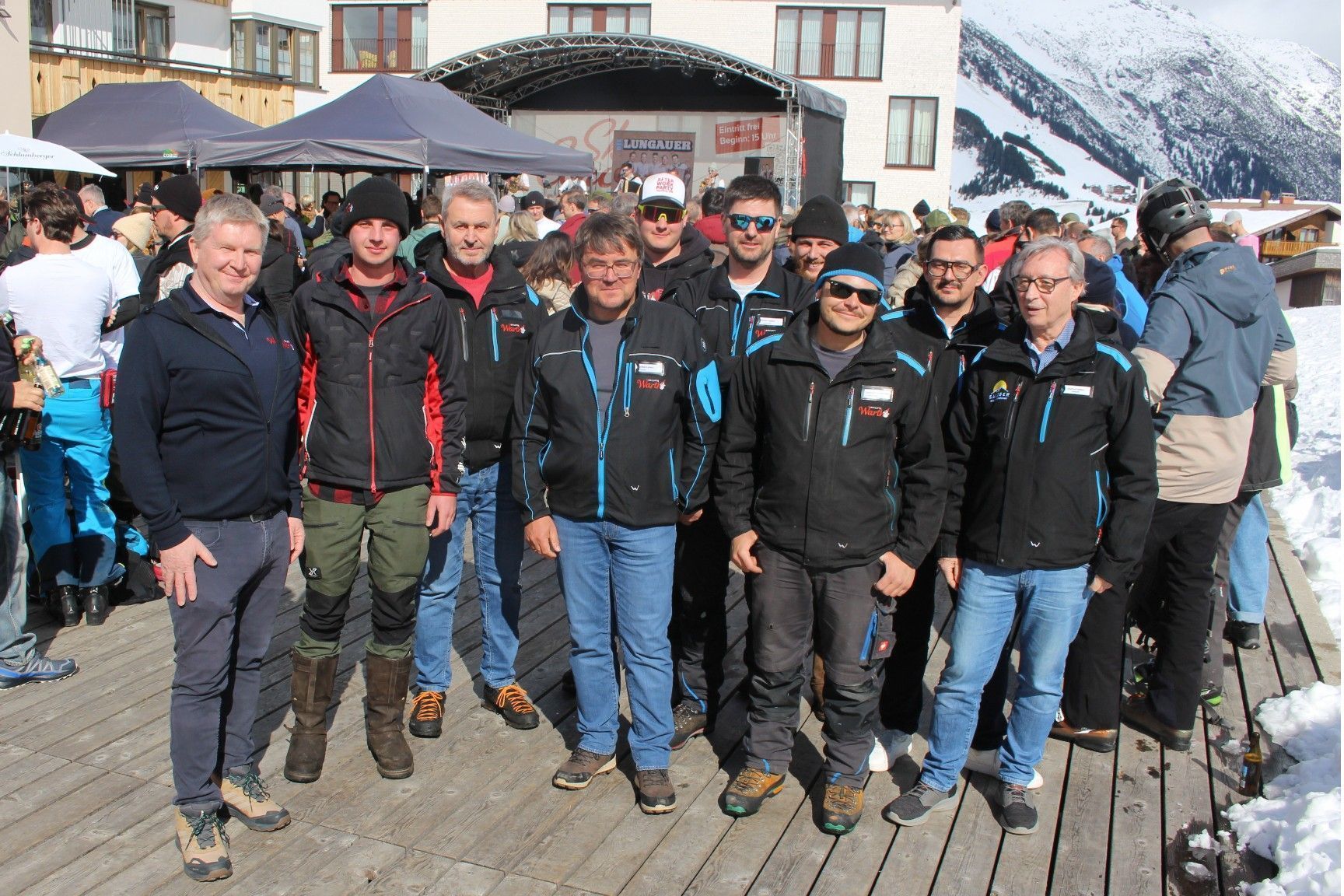 Ski&Concert genossen nach Ende des Liftbetriebs auch die Mitarbeiter der Skilifte.   