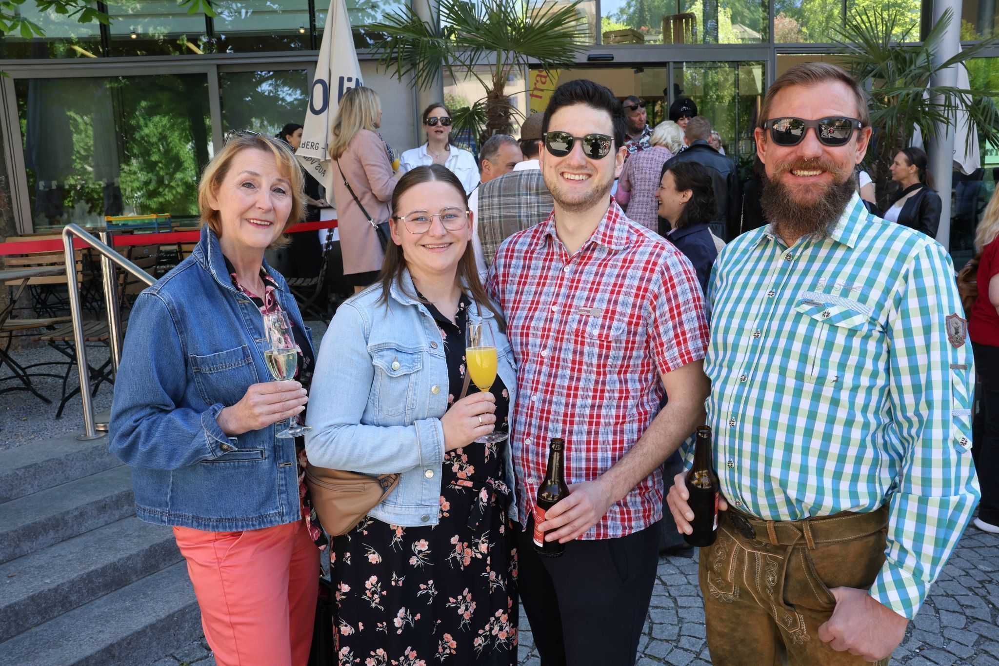 Susanne Wichter, Ilona, Johannes und Andreas Neubauer.