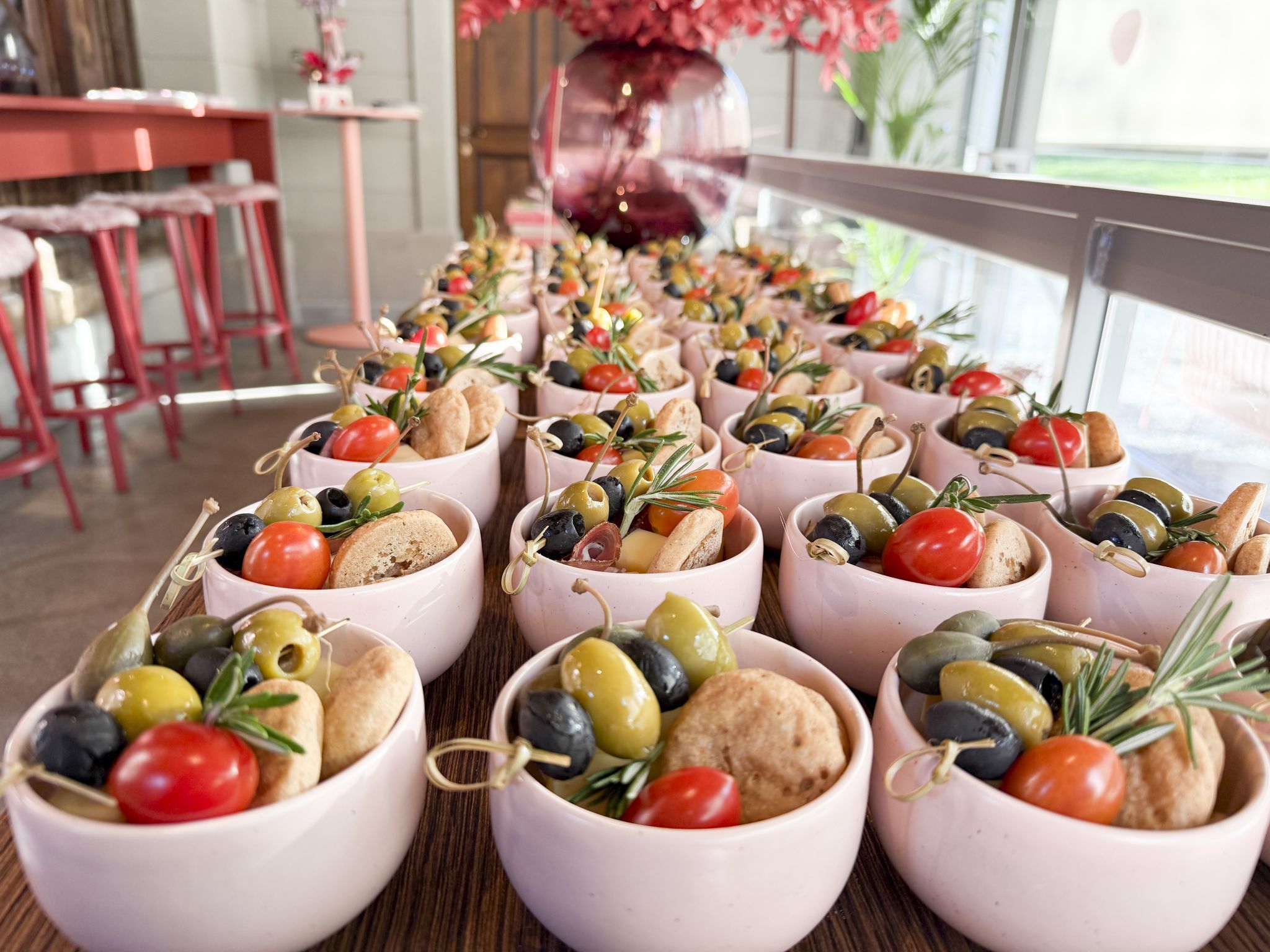 Das Kulinarische wurde vom Café Rosa und Rot Team zubereitet