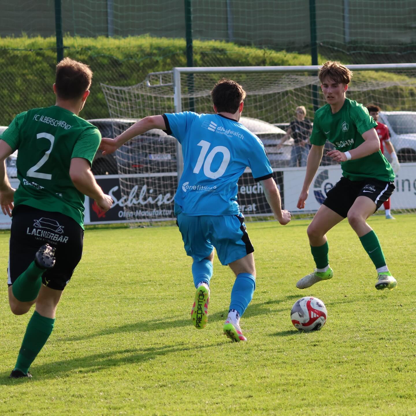 Schlins und Alberschwende teilten sich die Punkte. 