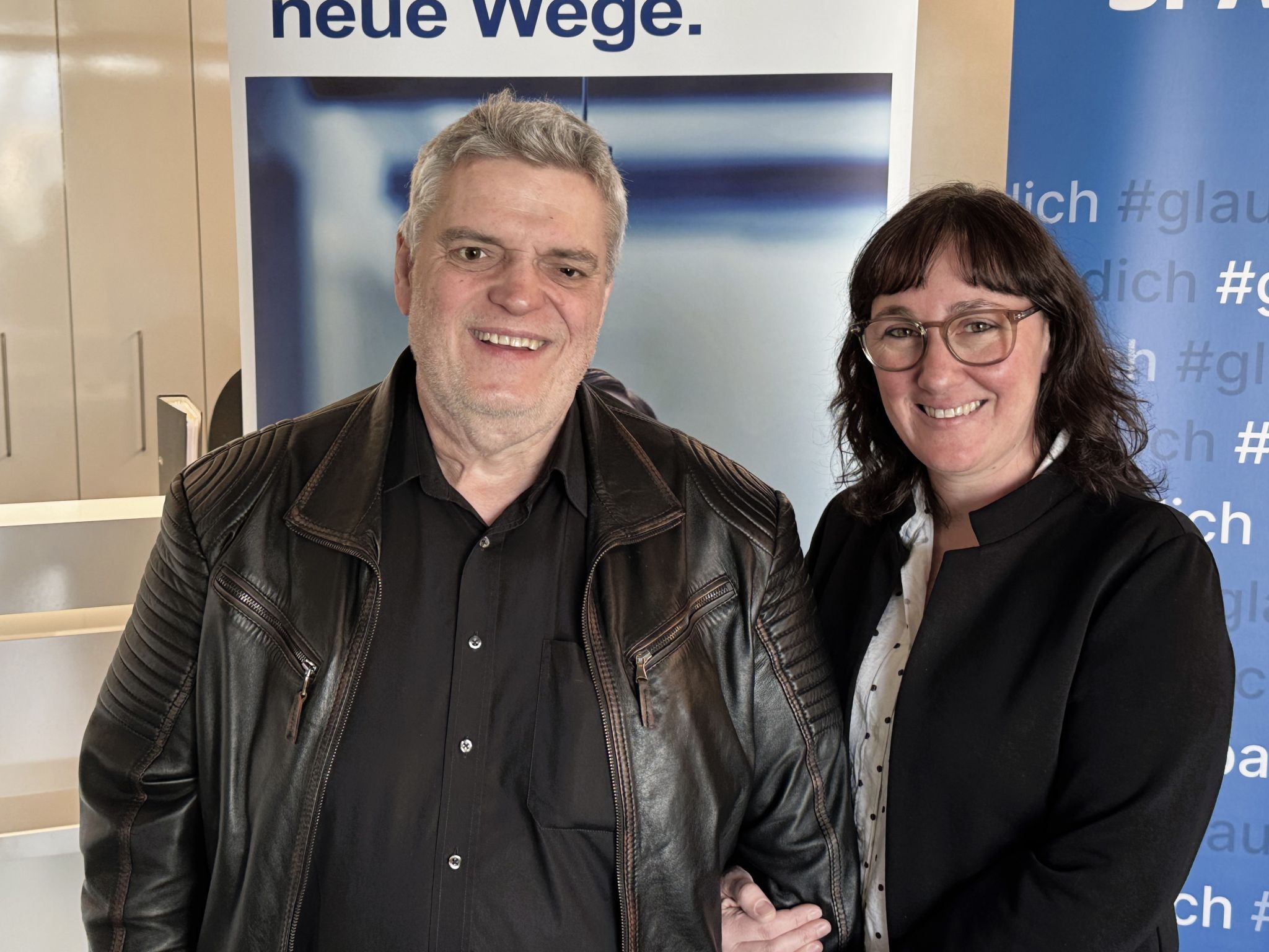 Musiker George und Nicole Nussbaumer. 