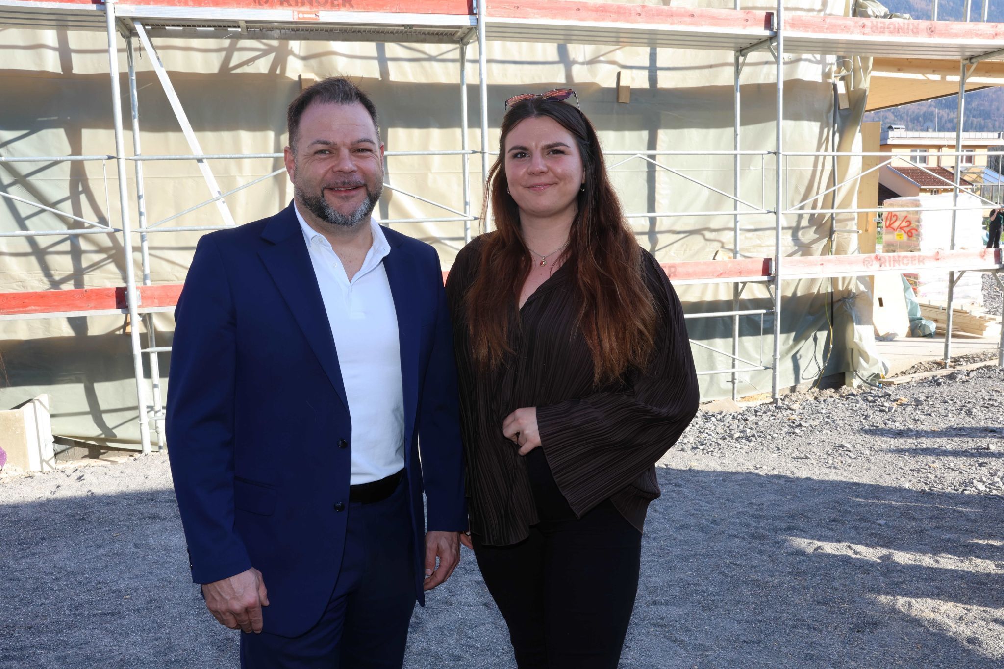 Michael KJnafl und Saskia Mohr von der 