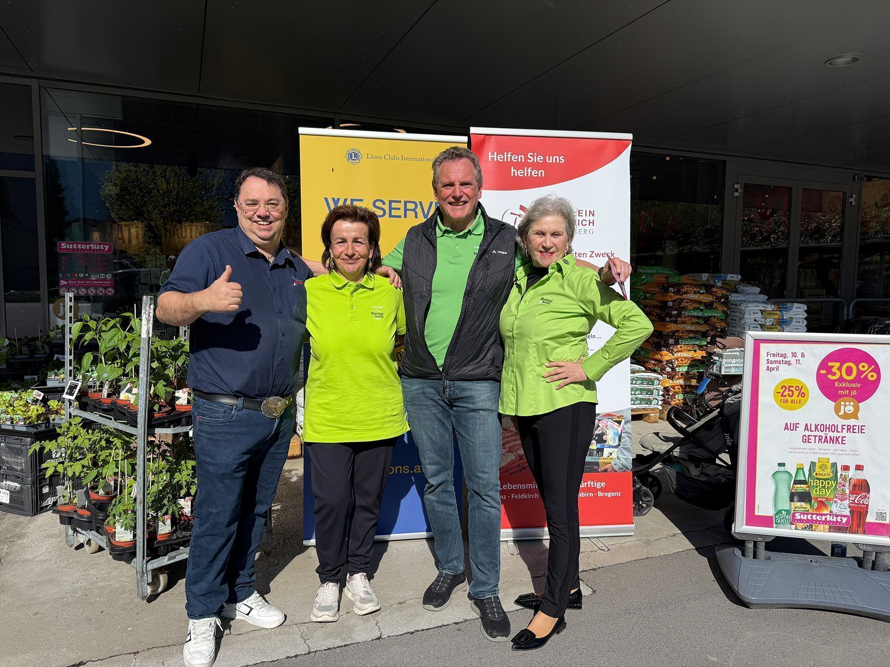 Mike Fleisch, Violetta Pauritsch, Martin Hämmerle und Maria Ellensohn-Schmid.
