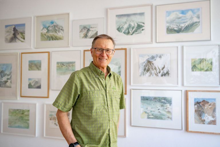 Unter freiem Himmel gesehen