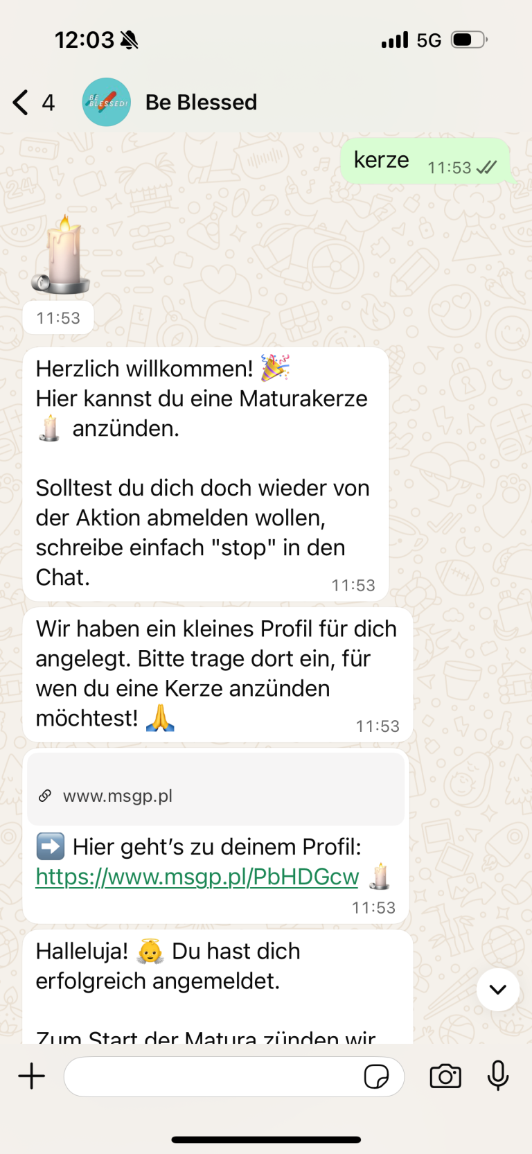 WhatsApp-Segen für Maturanten: Bischof bietet persönliche Gebetsunterstützung während Prüfungen an