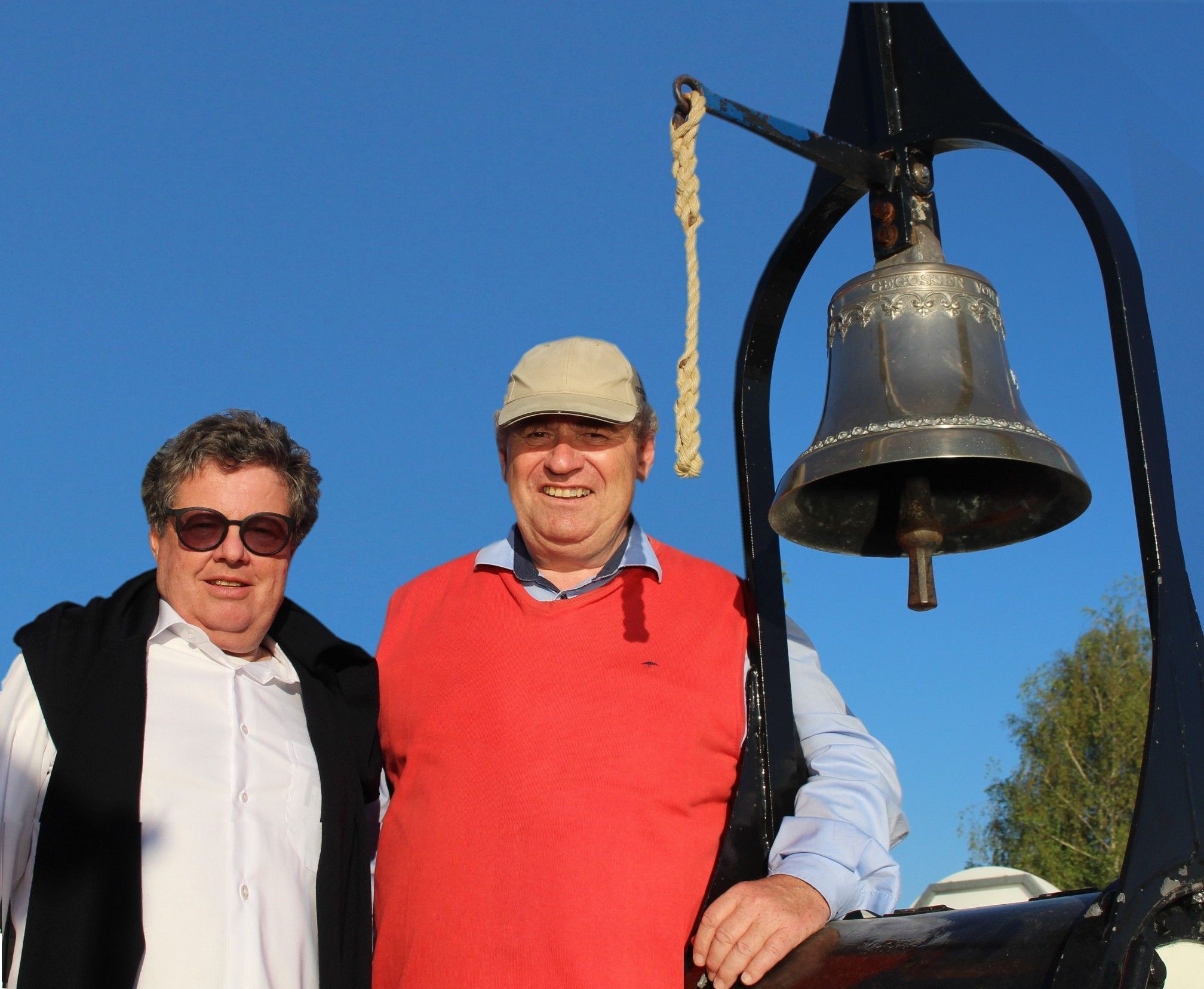 Den neugierigen Gästen auf den Historischen Schiffen standen u. a. HSB-Vorstandsmitglied Markus Flatz und Schifffahrts-Experte Martin Uhlig gerne Rede und Antwort. PETER STRAUSS (4)