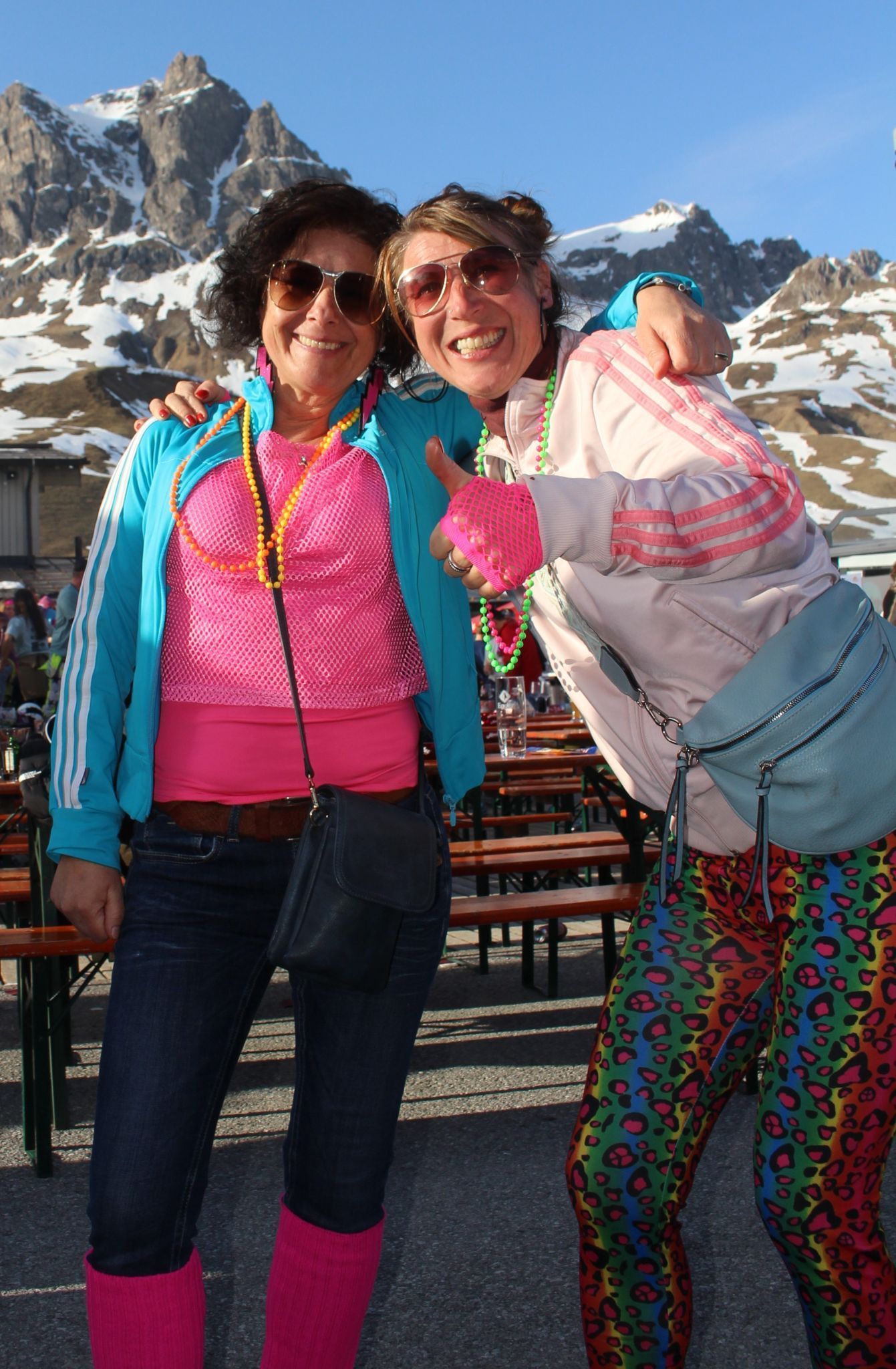 Bunt und grell wie es vor Jahrzehnten Mode war.