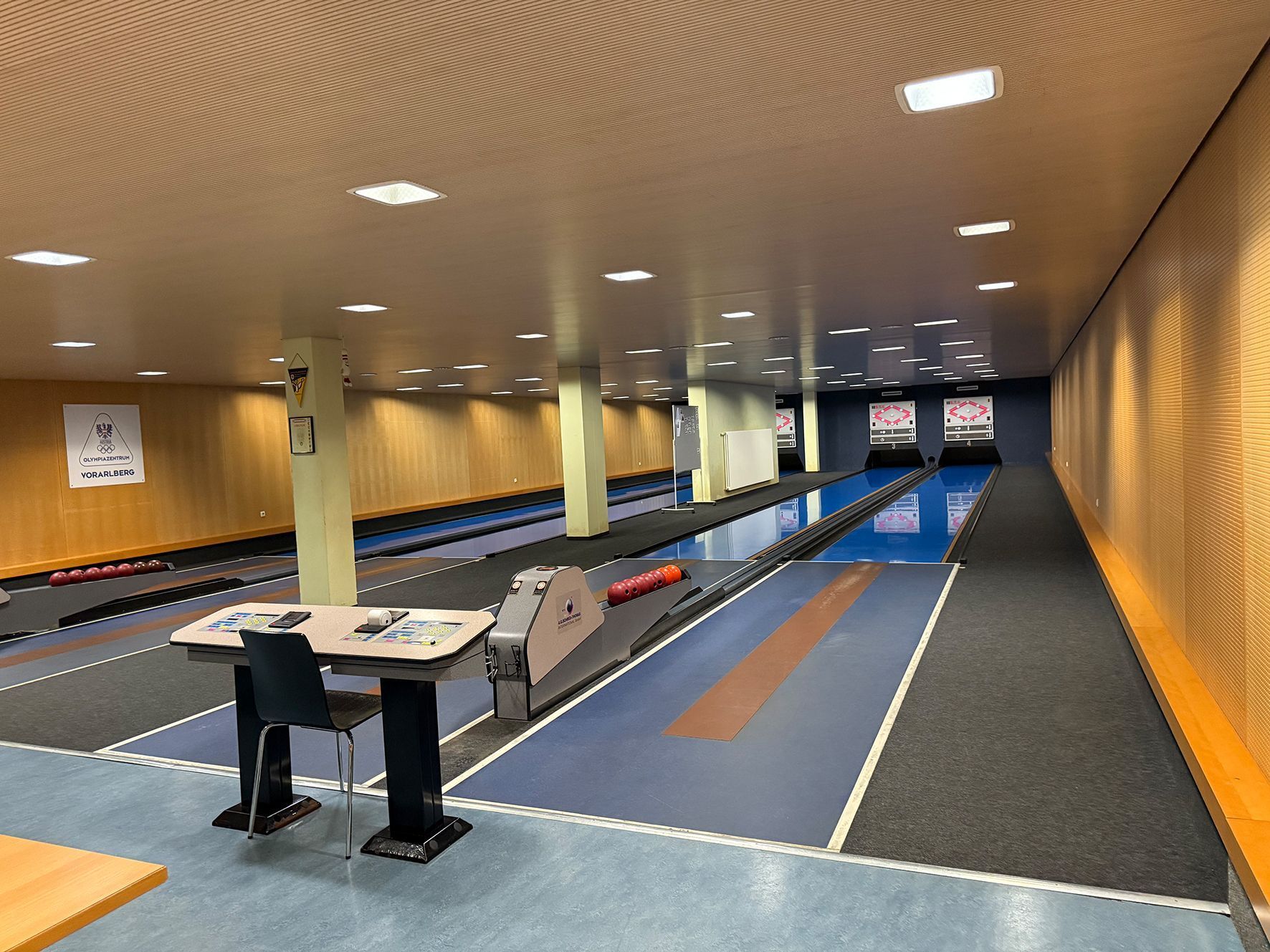 Die Infrastruktur im Olympiazentrum ist für die Jugendlichen ideal.