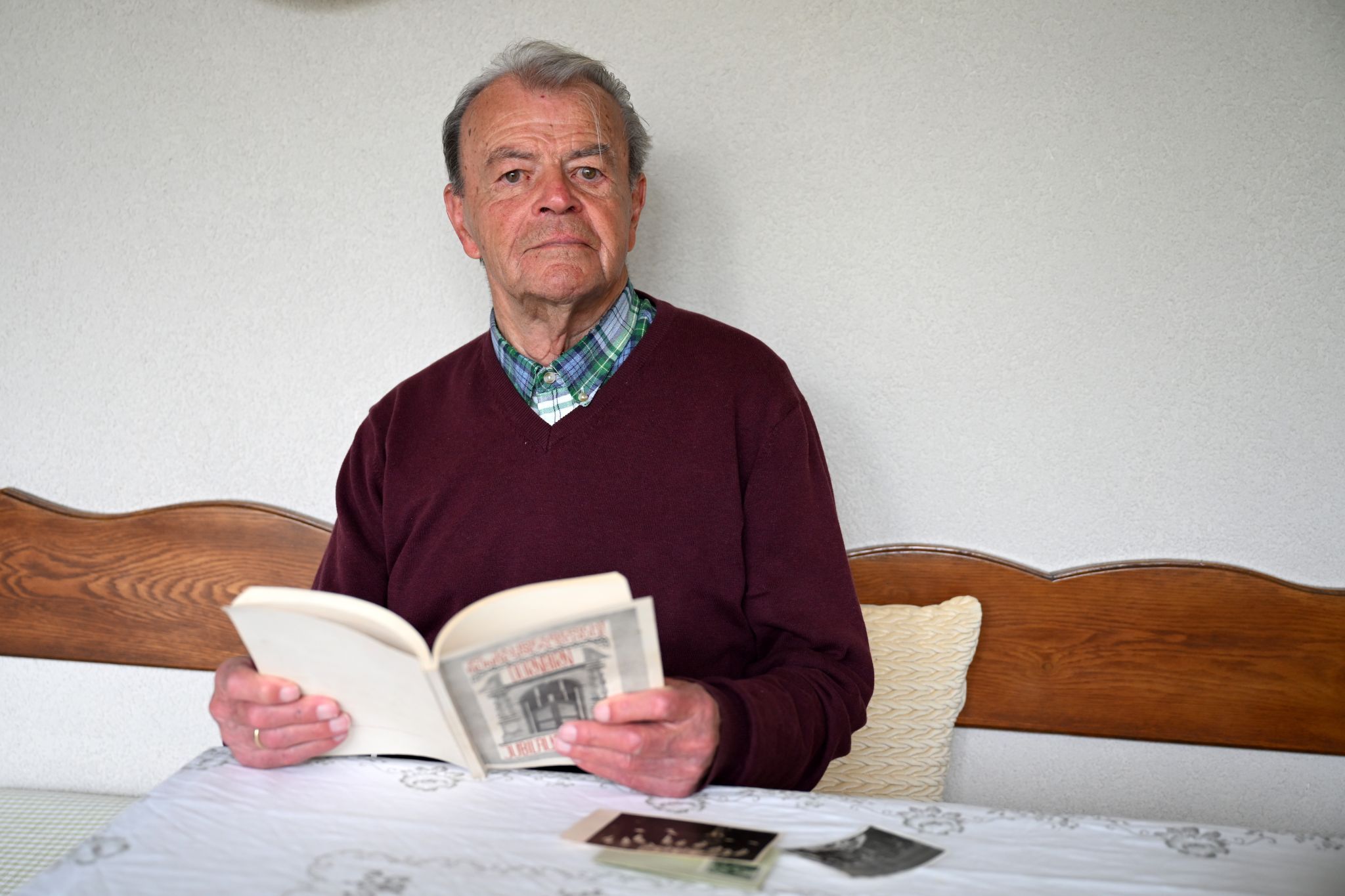 Franz (Jonny) Winder erinnert sich gern an seine Schulzeit in der damaligen Realschule.