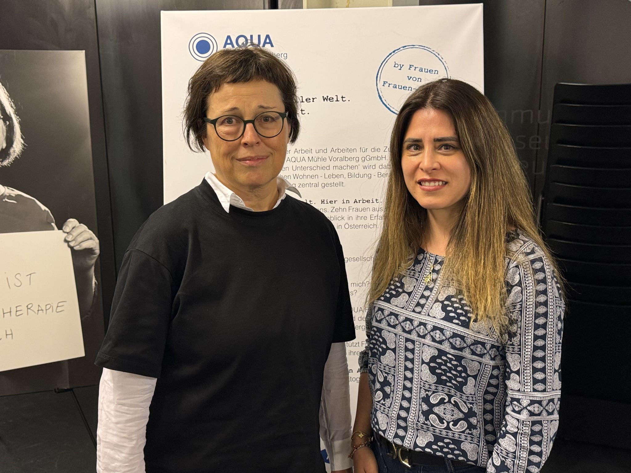 Eva Grabherr und Perihan Celebi.