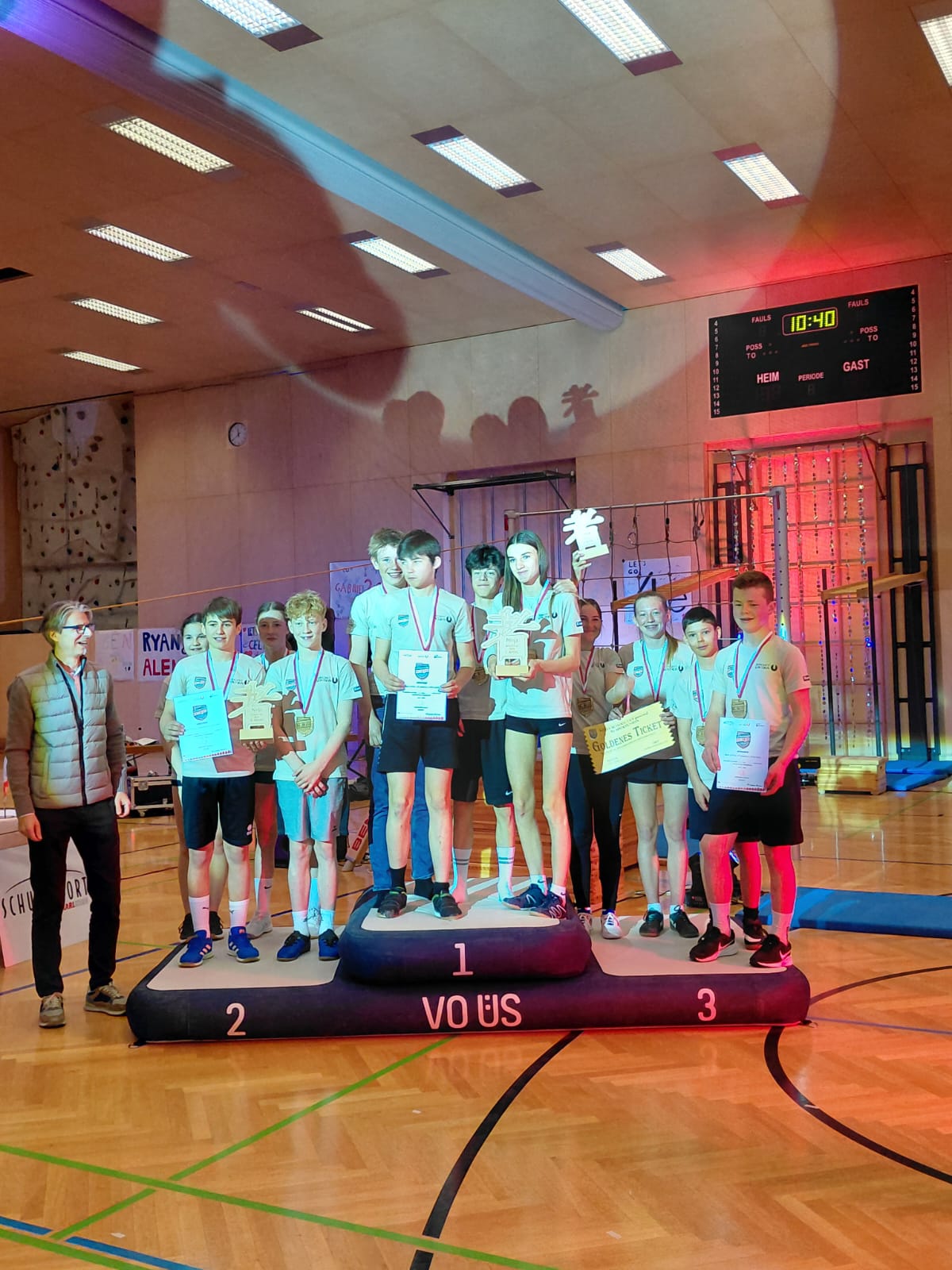 Sieger MS Hittisau jubelte. 