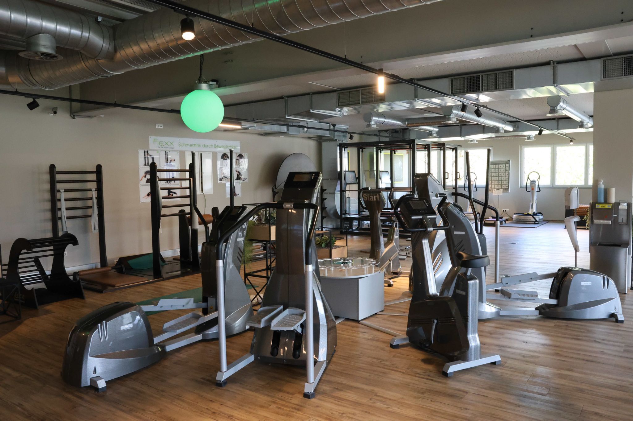 Eine der Trainingsstraßen.